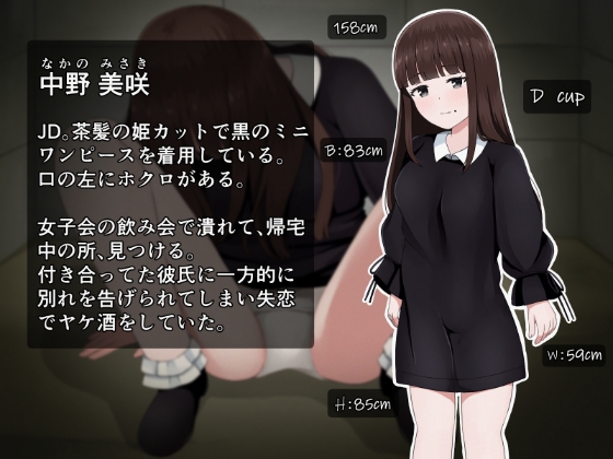 酔い潰れた美女達は、昏々と… ～哀れにも夜の獲物になってしまい知らない男に弄ばれる夜～