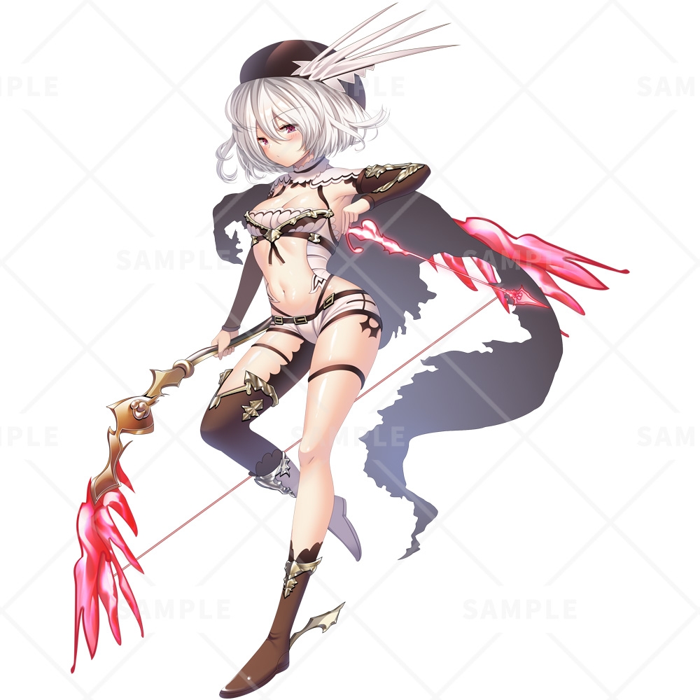 立ち絵素材_77(魔導弓女子)3色セット