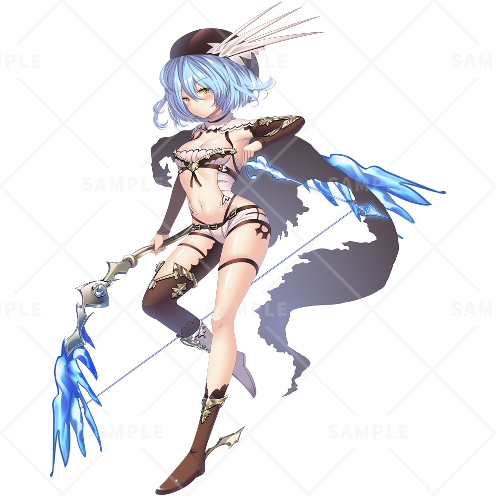 立ち絵素材_77(魔導弓女子)3色セット