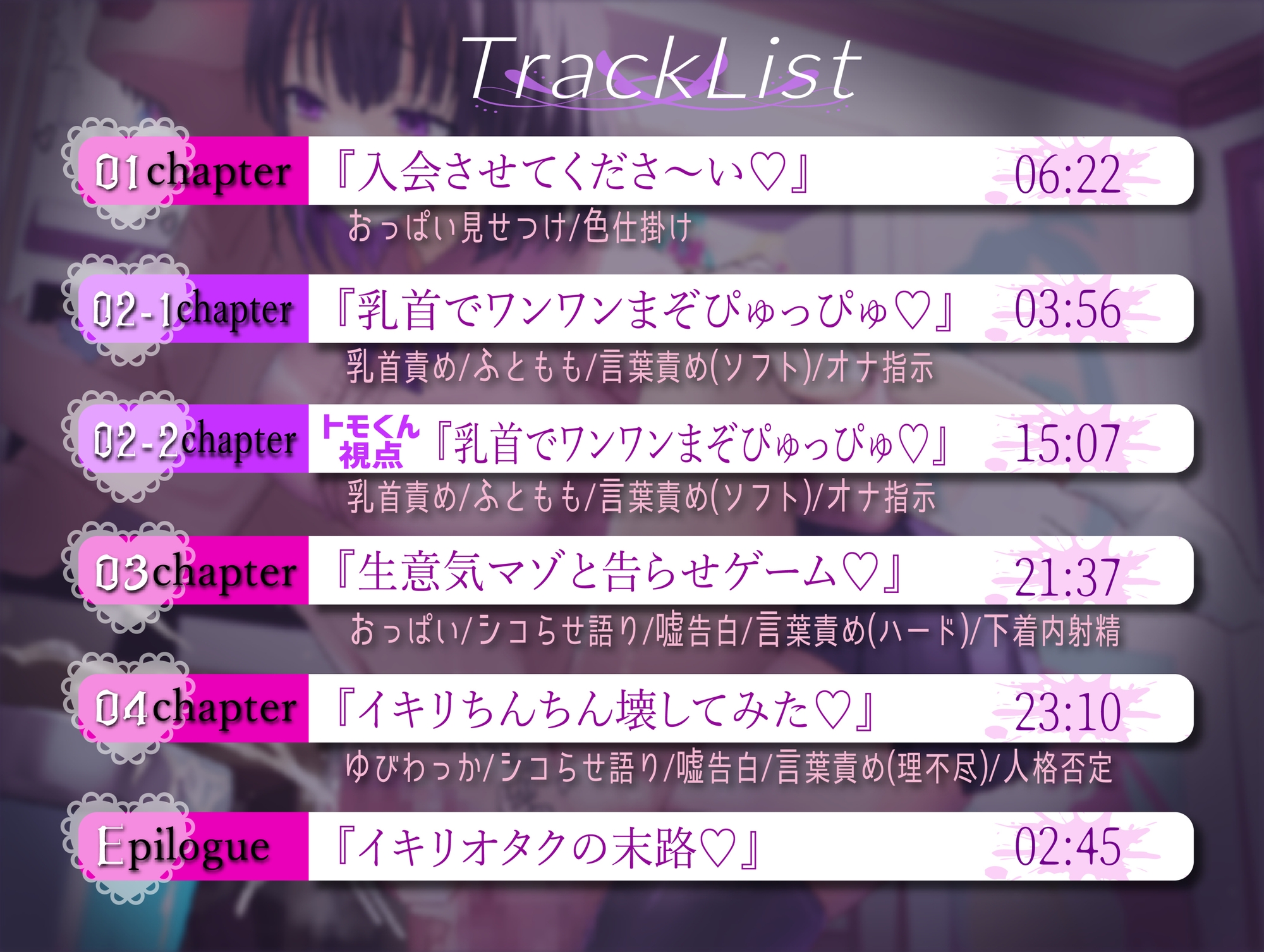 【マゾ向けオナサポ】オタクくん壊してみたw ~~オタサーの姫のサークルクラッシュ遊び~~