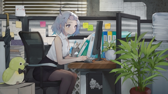 【療癒系音聲】迷糊OL後輩的傻氣治癒