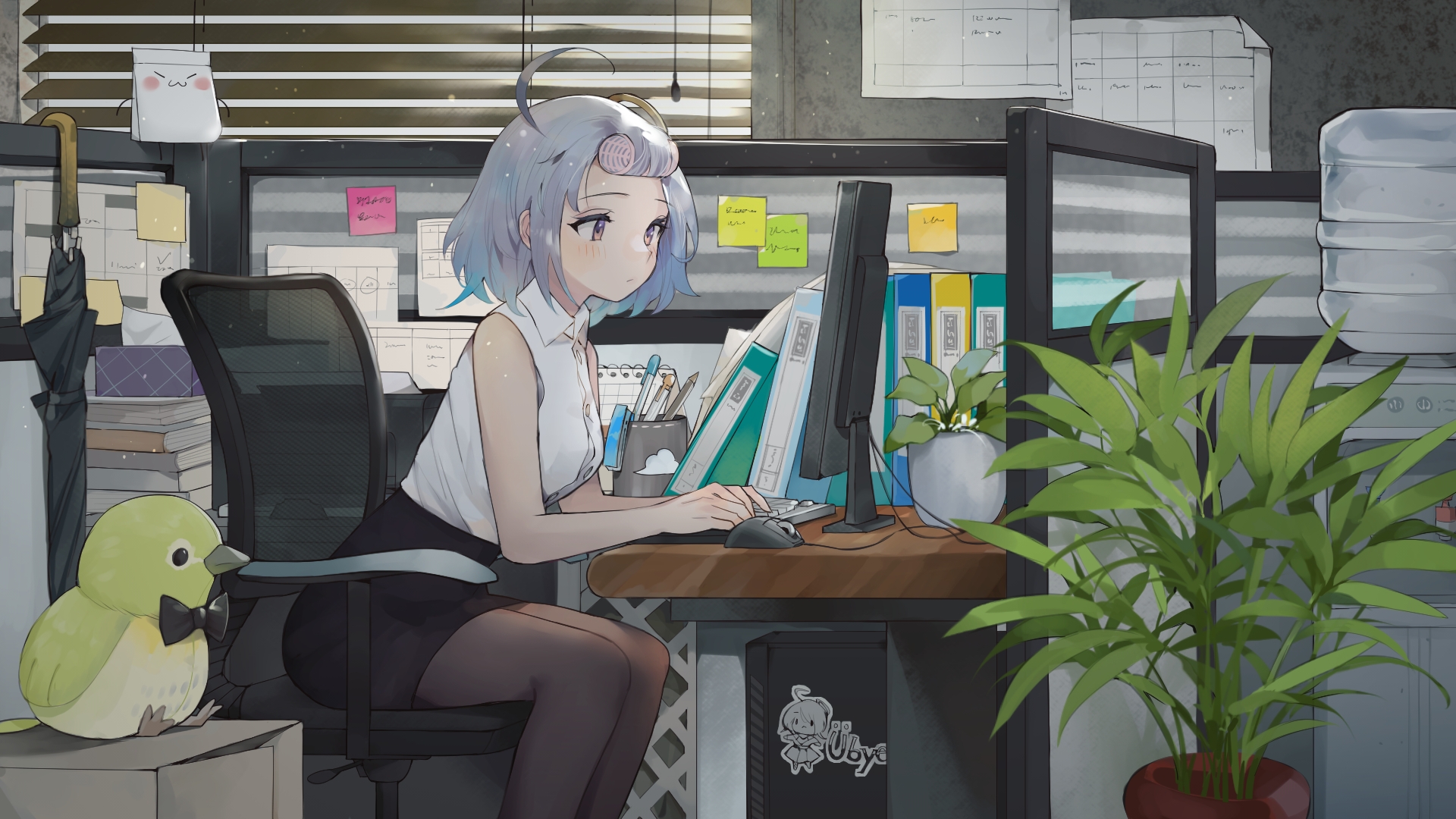 【療癒系音聲】迷糊OL後輩的傻氣治癒