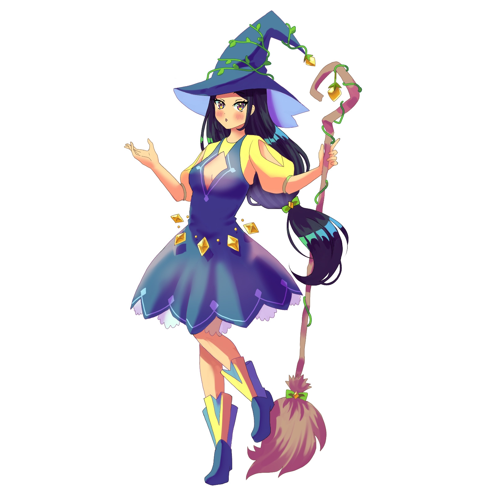 立ち絵素材_78(魔女)3色セット