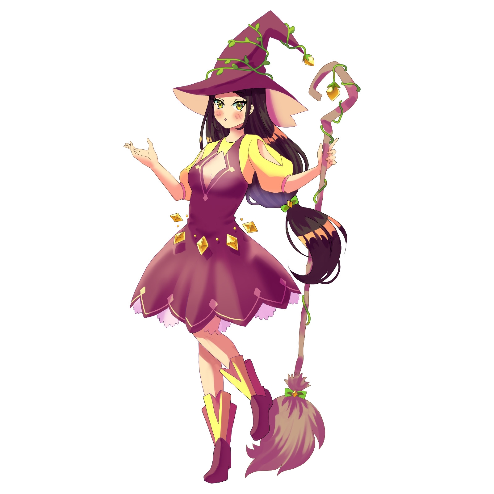 立ち絵素材_78(魔女)3色セット