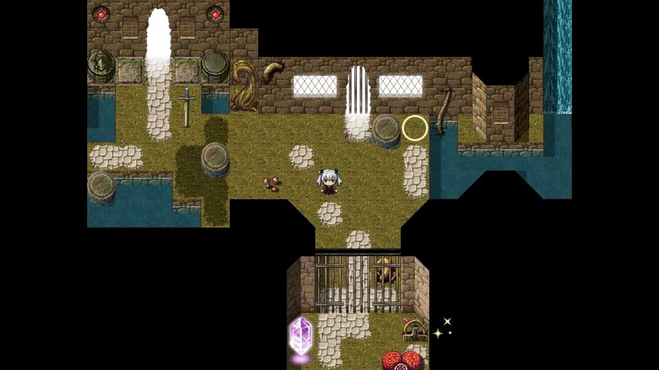 RPGツクールMV・MZ用 マップチップ・タイルセット08『迷宮・遺跡・廃墟・ダンジョン・天空の塔・植物迷宮』