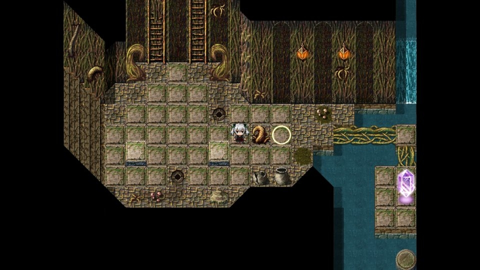 RPGツクールMV・MZ用 マップチップ・タイルセット08『迷宮・遺跡・廃墟・ダンジョン・天空の塔・植物迷宮』