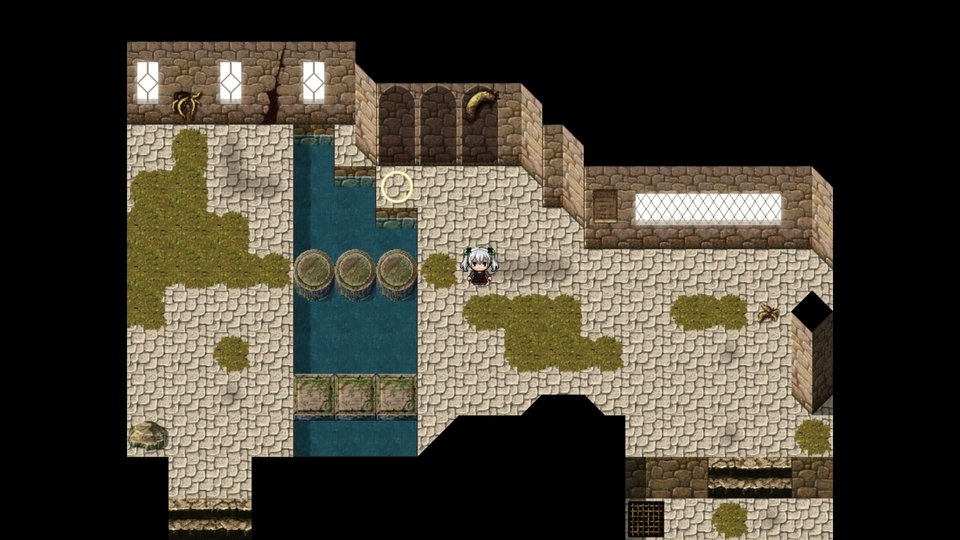 RPGツクールMV・MZ用 マップチップ・タイルセット08『迷宮・遺跡・廃墟・ダンジョン・天空の塔・植物迷宮』