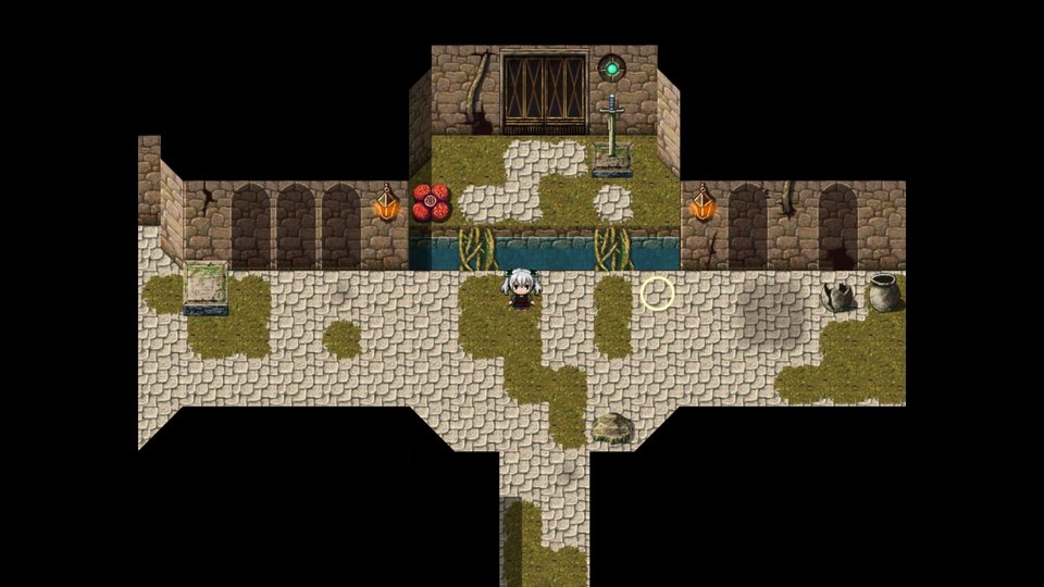 RPGツクールMV・MZ用 マップチップ・タイルセット08『迷宮・遺跡・廃墟・ダンジョン・天空の塔・植物迷宮』