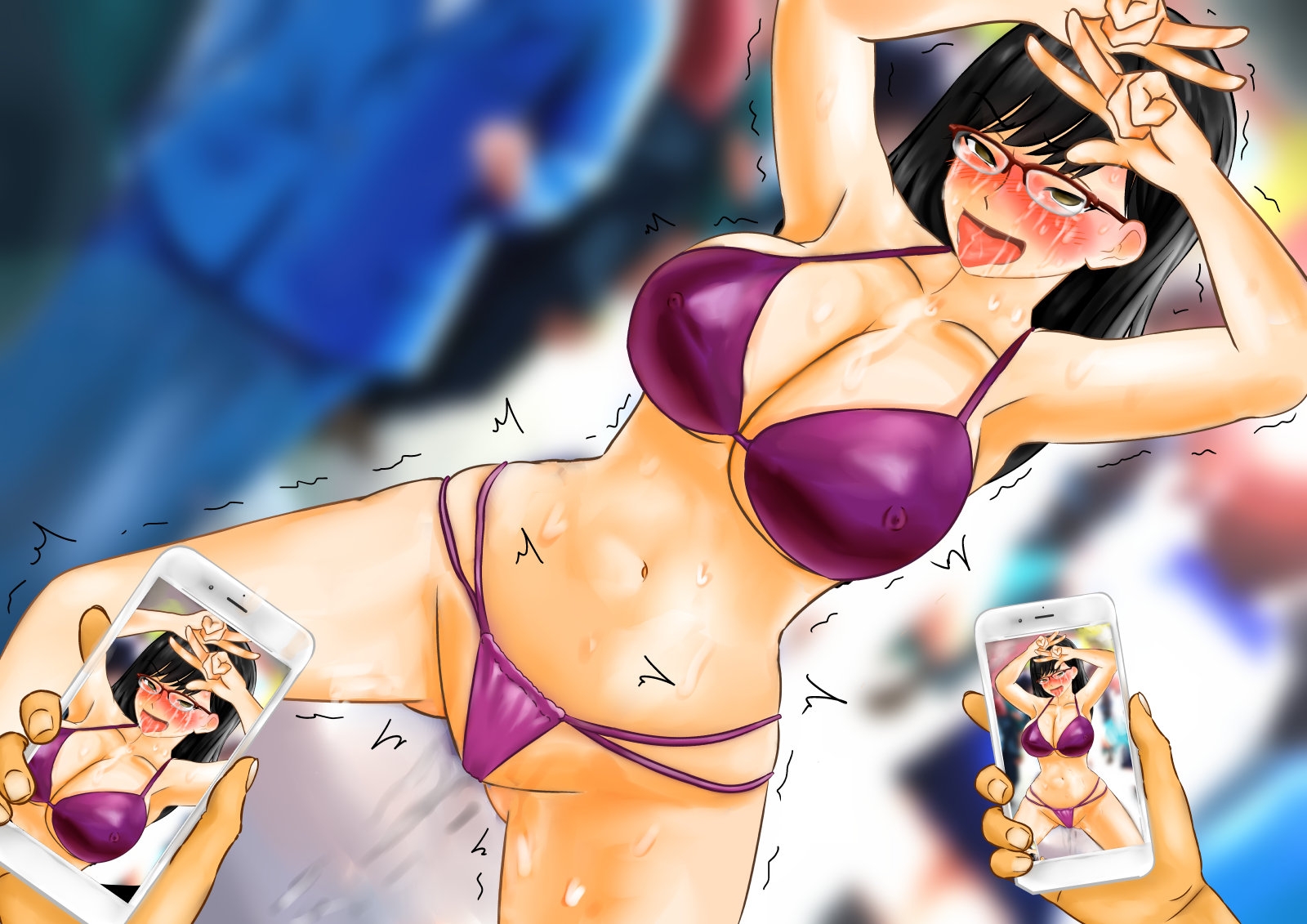 眼鏡セーラー服美少女、催眠強制露出、アヘ顔ライブ配信、尊厳破壊人生終了セット! 初夏の特別セール