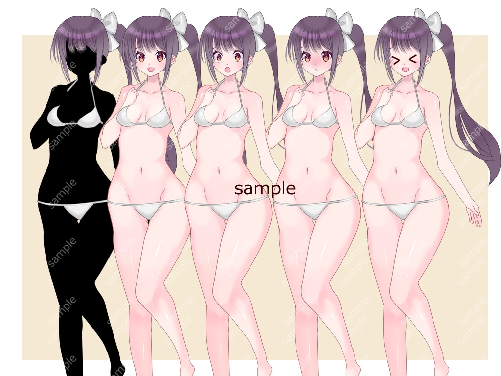 全身立ち絵素材・ファンタジー衣装013《アイドル風の女性+カスタム》