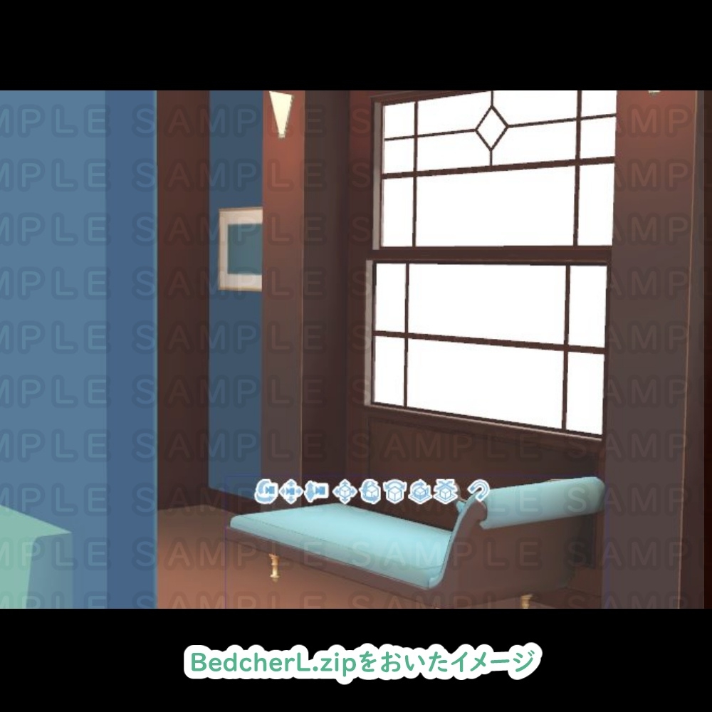 【3D背景素材】デートイベントスポット・「喫茶エトワール」・コンセプトカフェ