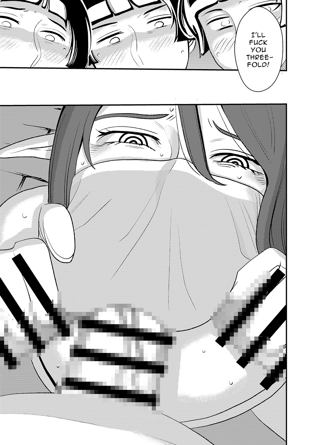 【英語版】クルーエル ～未亡人エルフと分身セックス!～