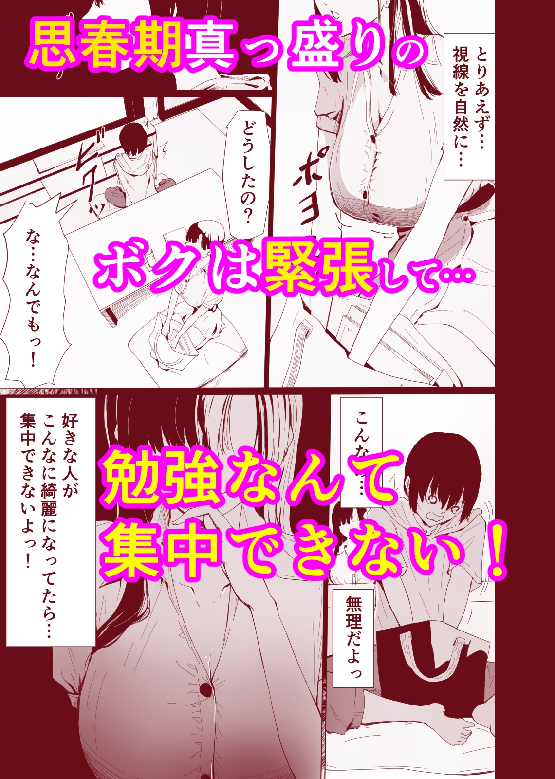 アコガレの巨乳で美人で黒髪清楚で優しい家庭教師のお姉さんにテストが終わるまで甘々射精管理される話