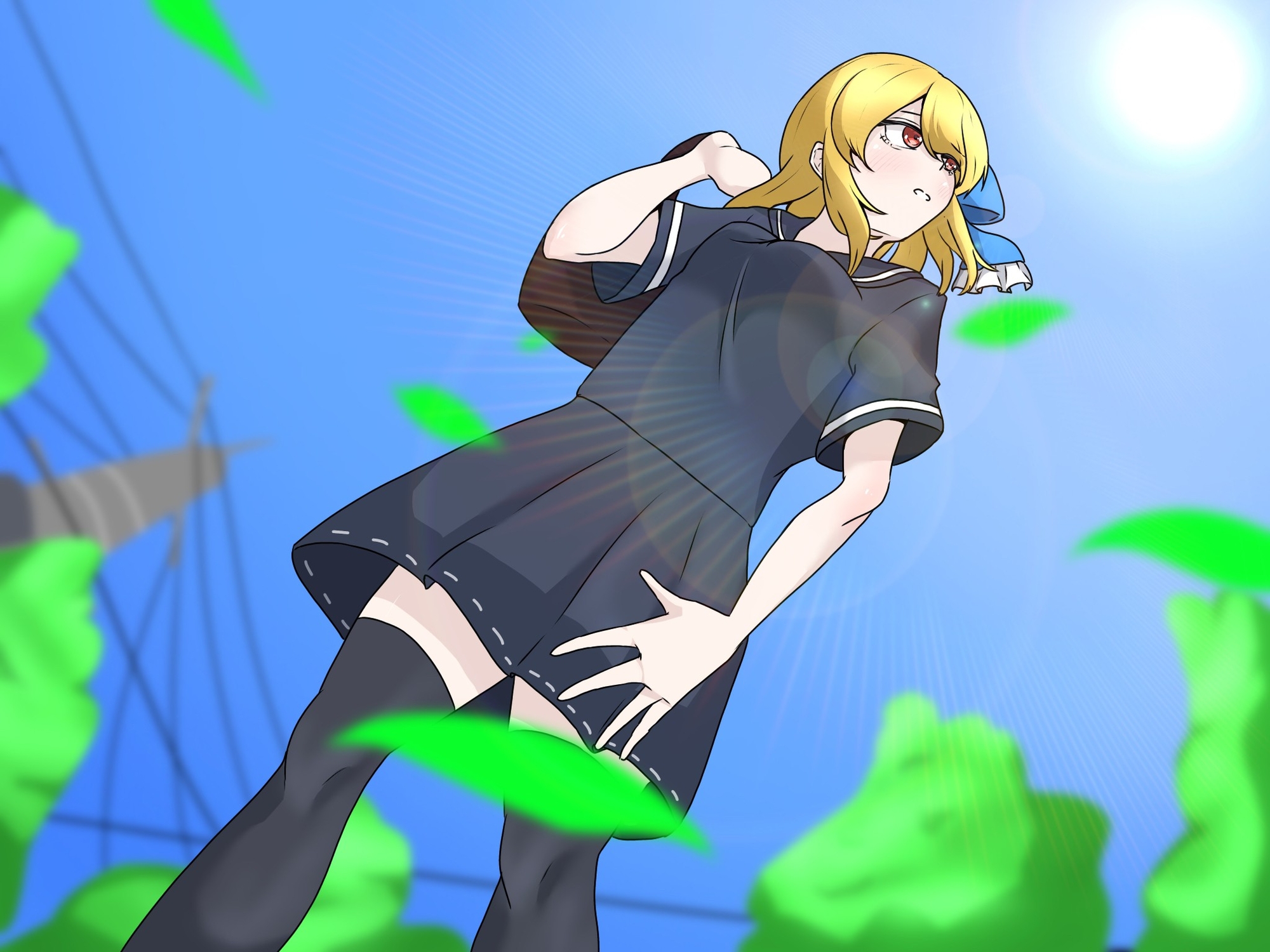 ノベルゲーム『ノゾミの水中探索』挿絵集