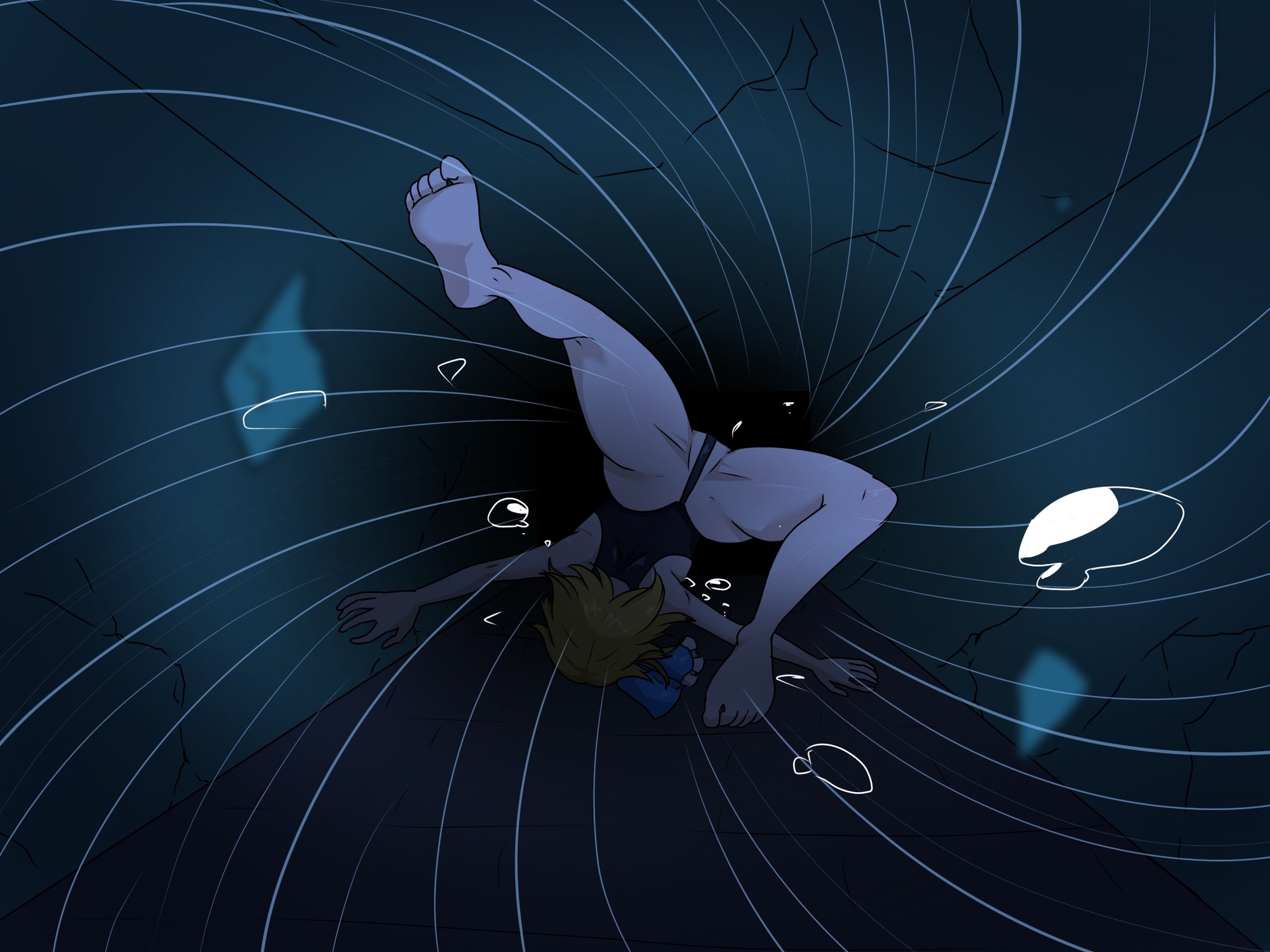 ノベルゲーム『ノゾミの水中探索』挿絵集