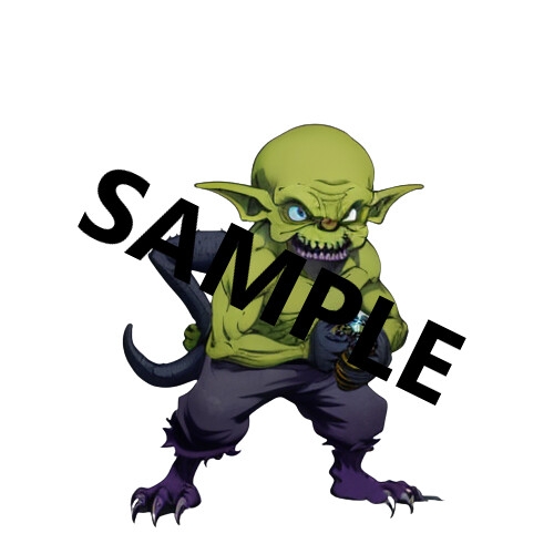 モンスター【ゴブリン・小鬼40体パック】 RPGツクール ラノベ サウンドノベル 素材集