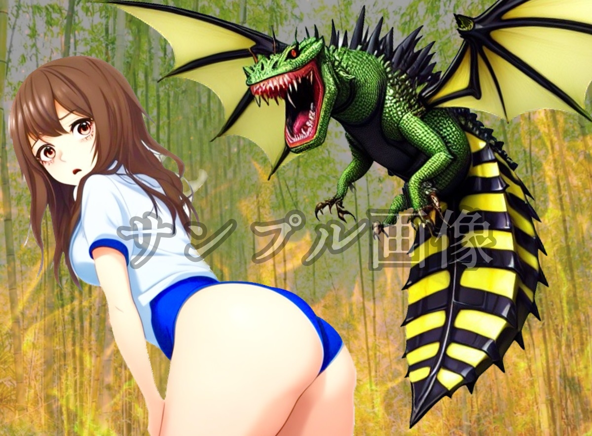 雌肉捕食!ビードラゴン(2)獲物の口内に毒針を挿し込み神経毒で動けなくなった少女の肉を貪り喰うハードヴォア作品