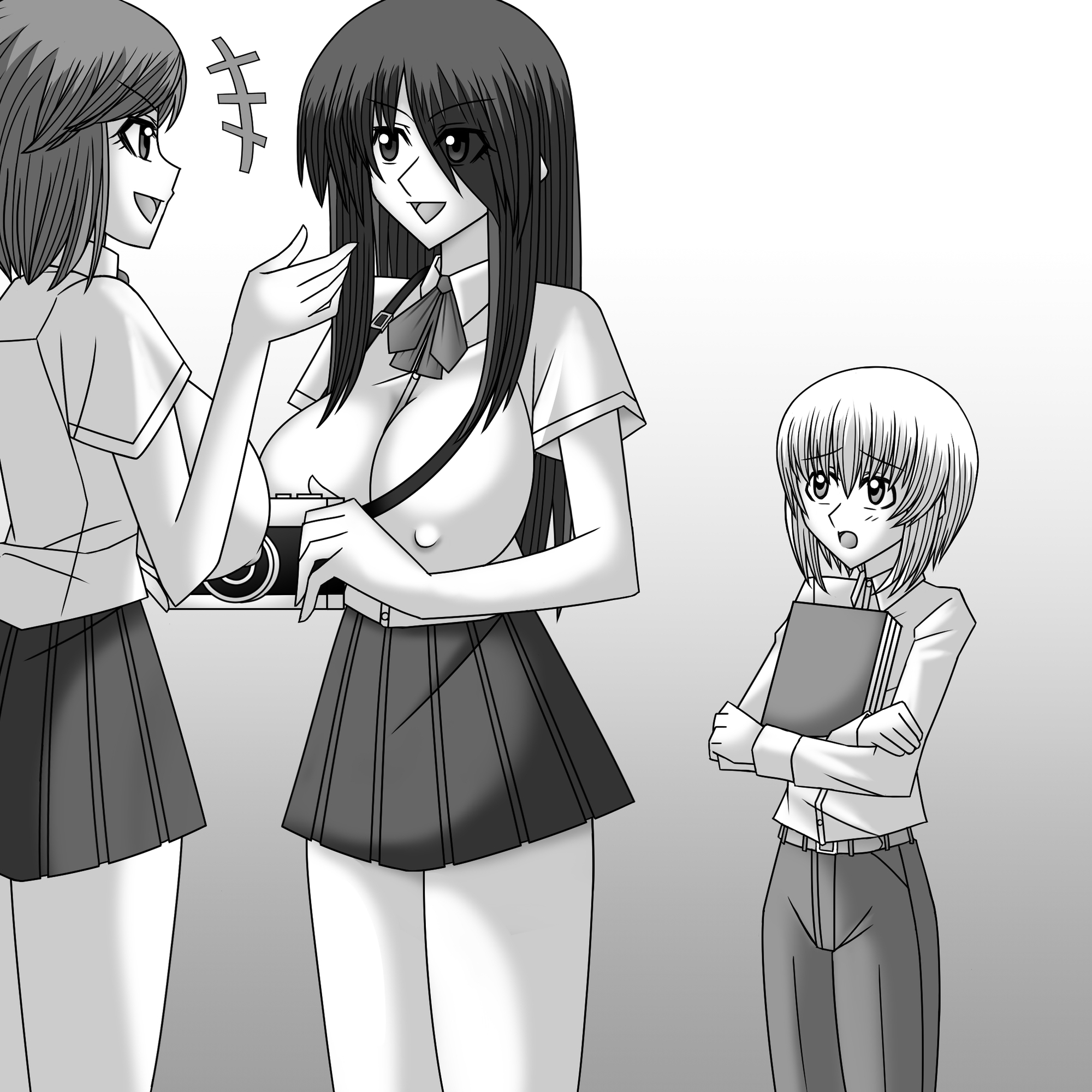 共学化したばかりで女子ばっかりの学校に転校したボクは性的にイジメられる-ミカ編-