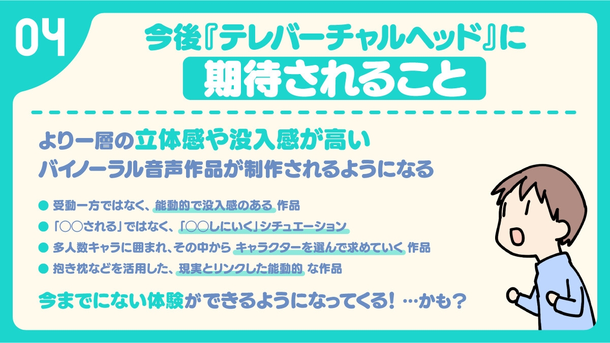 【10周年記念企画】新感覚バイノーラル『テレバーチャルヘッド』を体感しよう!