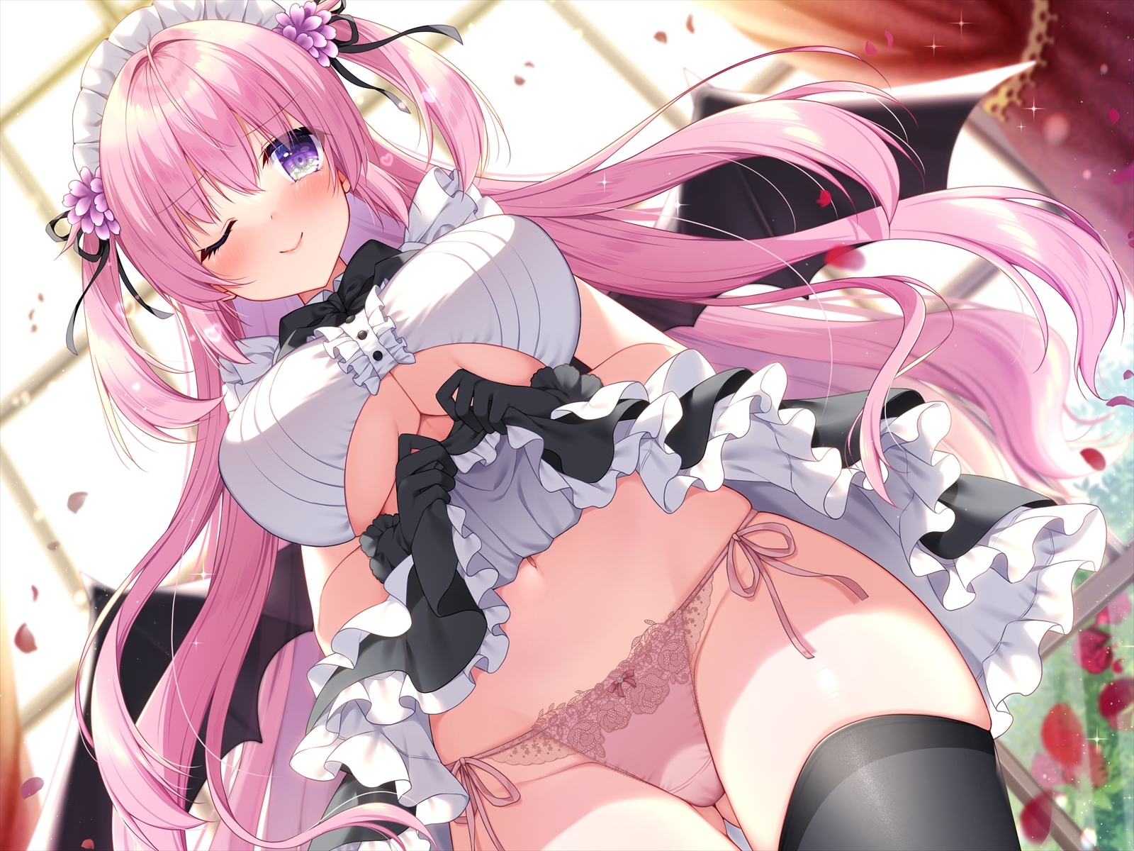 【淫語×誘い受けマゾ】ドMなサキュバスメイドちゃんはわからされたい!