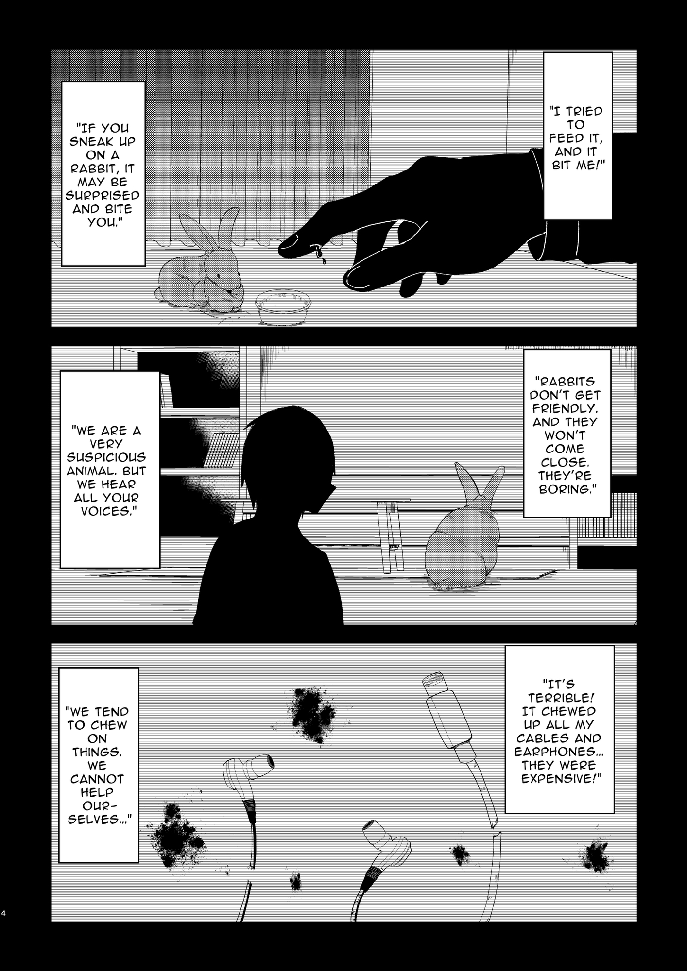 【英語版】返品うさぎ-はじめてのうさんぽ編-