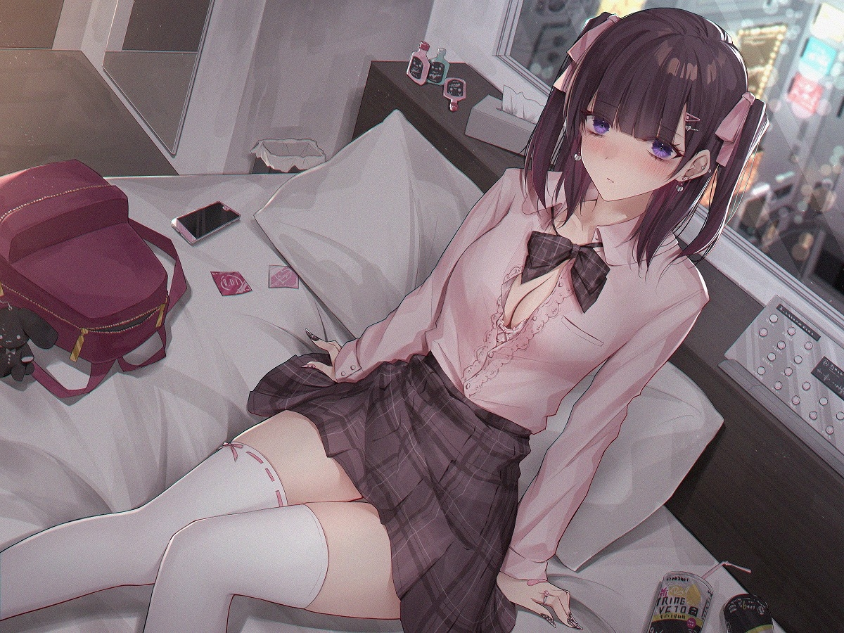 【地雷系・オホ雑魚】見た目だけいいホス狂メンヘラ愛沢サヤカ(20歳)は、今日も身体で稼いで全額担当に貢ぐクズ女。