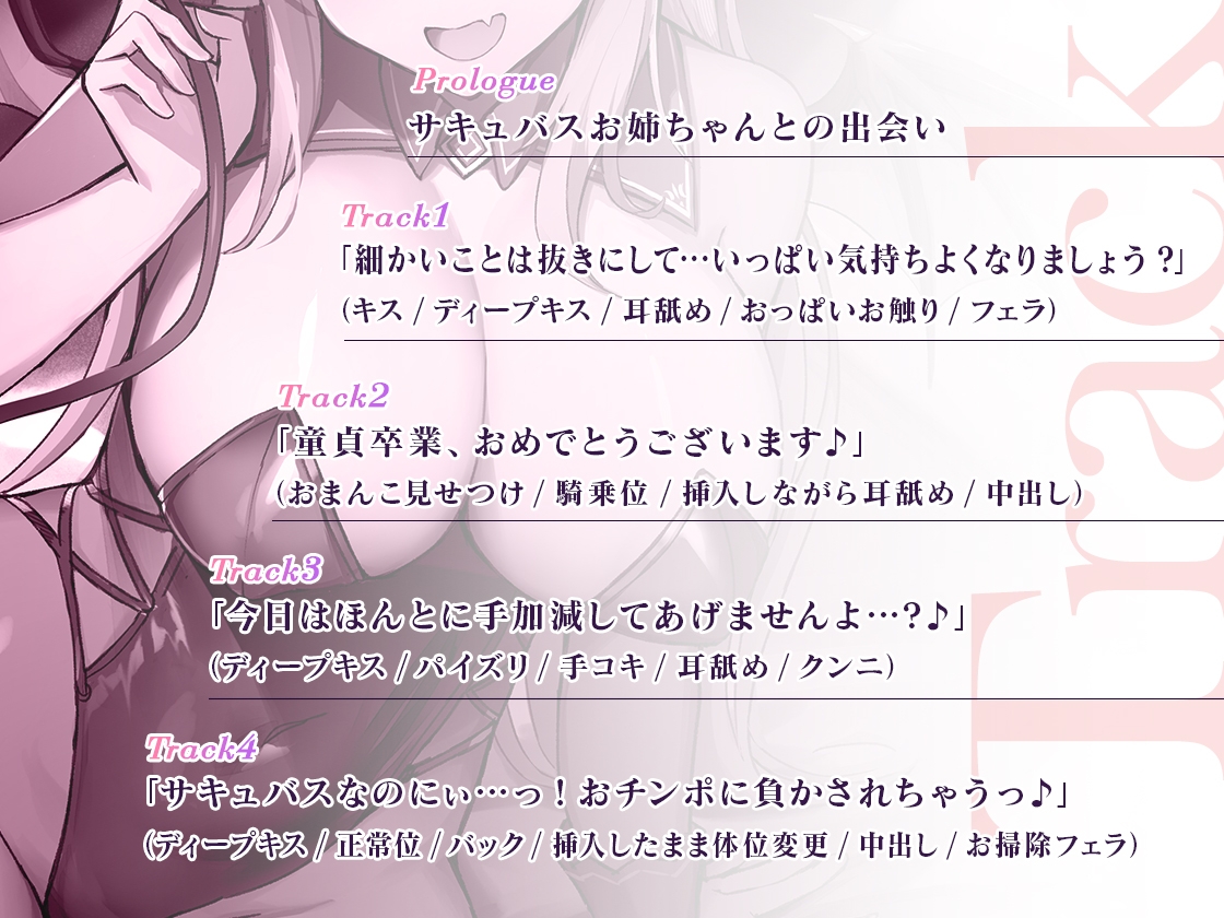 【期間限定220円】爆乳サキュバスおねえちゃんと甘々とろっとろ濃密性活～童貞お〇んぽドハマり中♪～