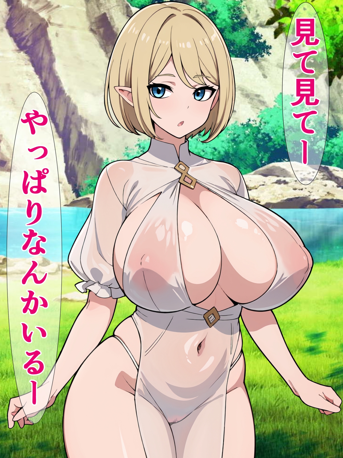 異世界転生した俺がムチムチエルフ村でブサカワニンゲンとしてモテモテってマジですか!?