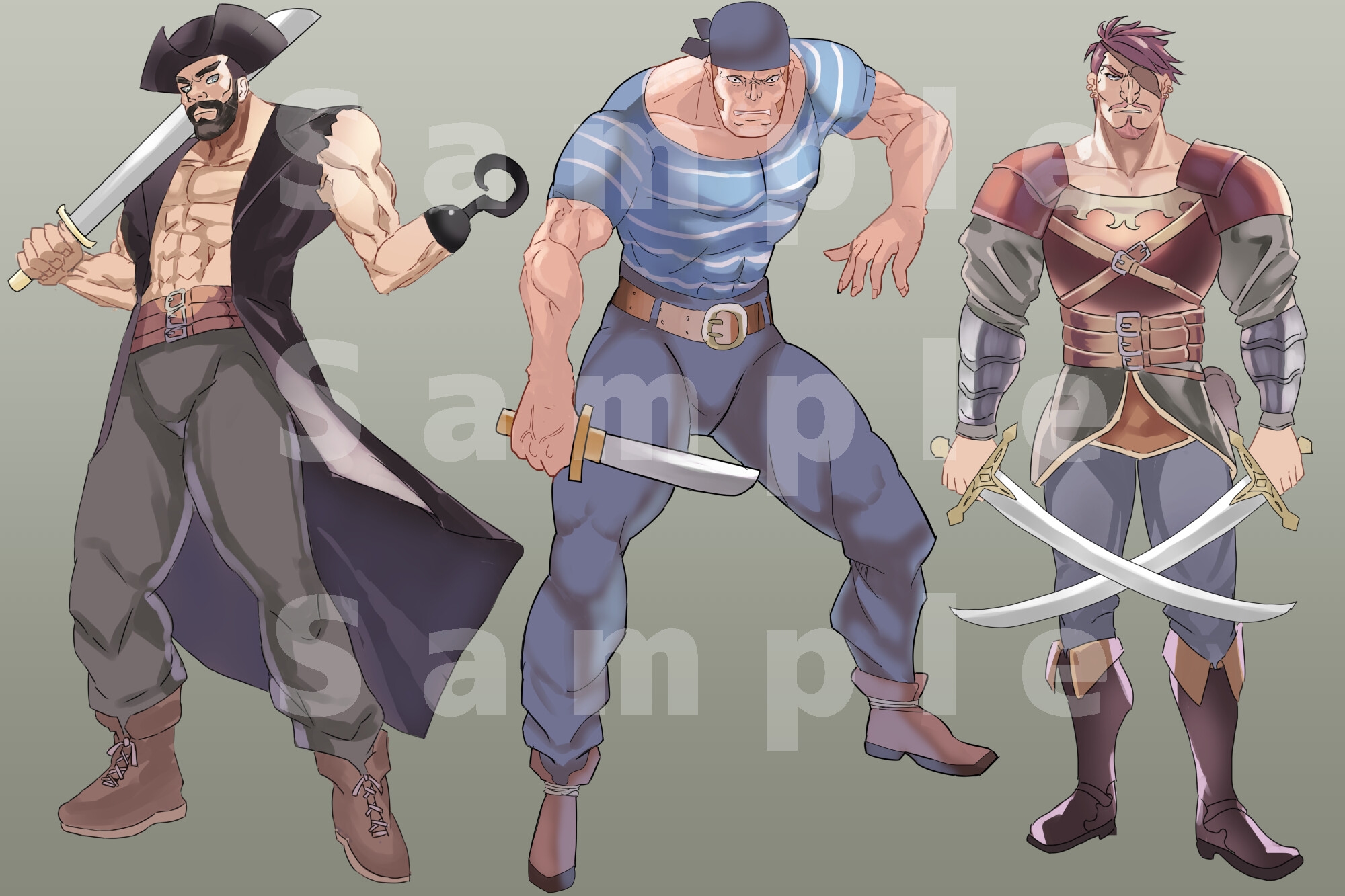 ファンタジーモブキャラクター立ち絵集