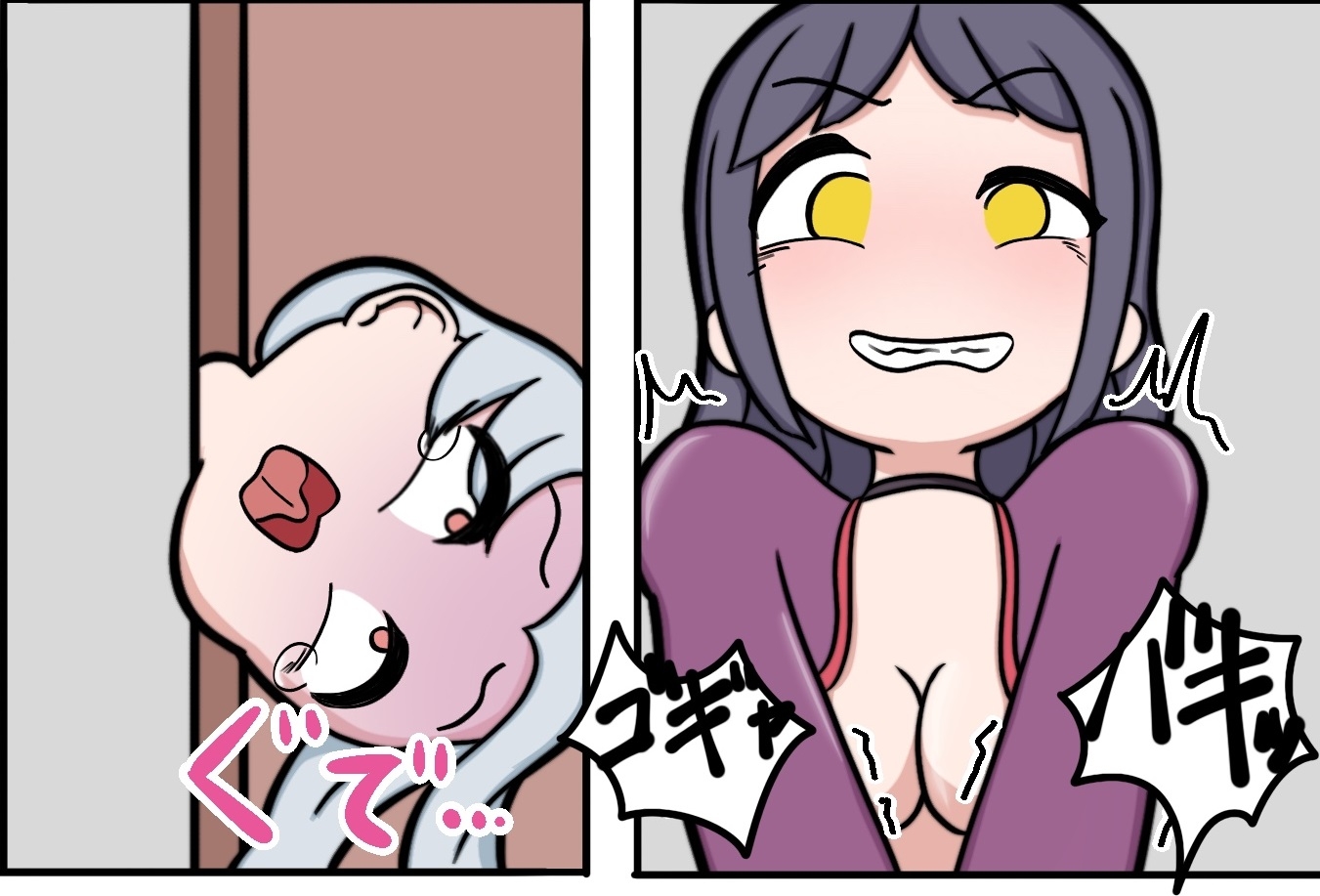 女戦闘員がひどい目にあうお話(首絞め・首折り・首チョンパ)