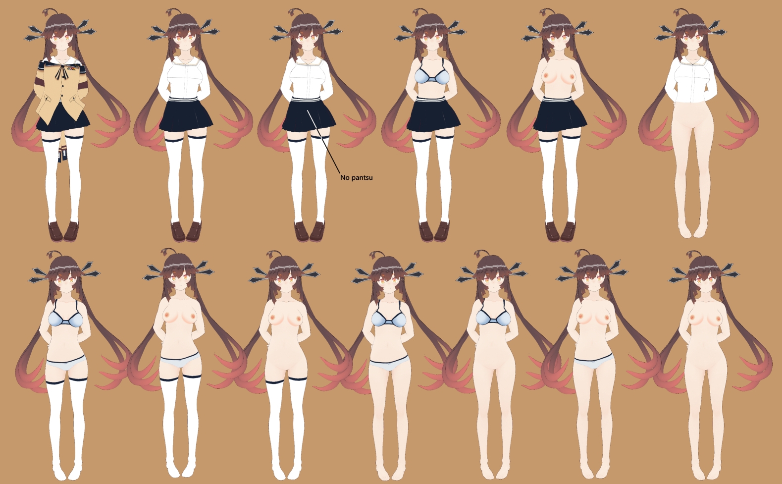 【VRM 同人作品】M14(ド○ルズフロントライン)