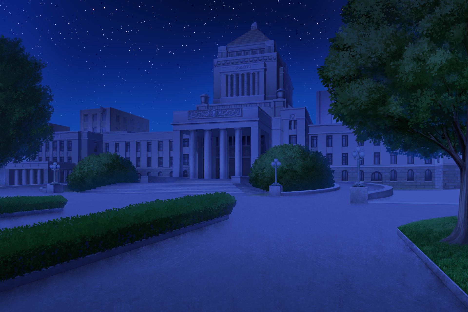 単品5種背景素材v100国会議事堂