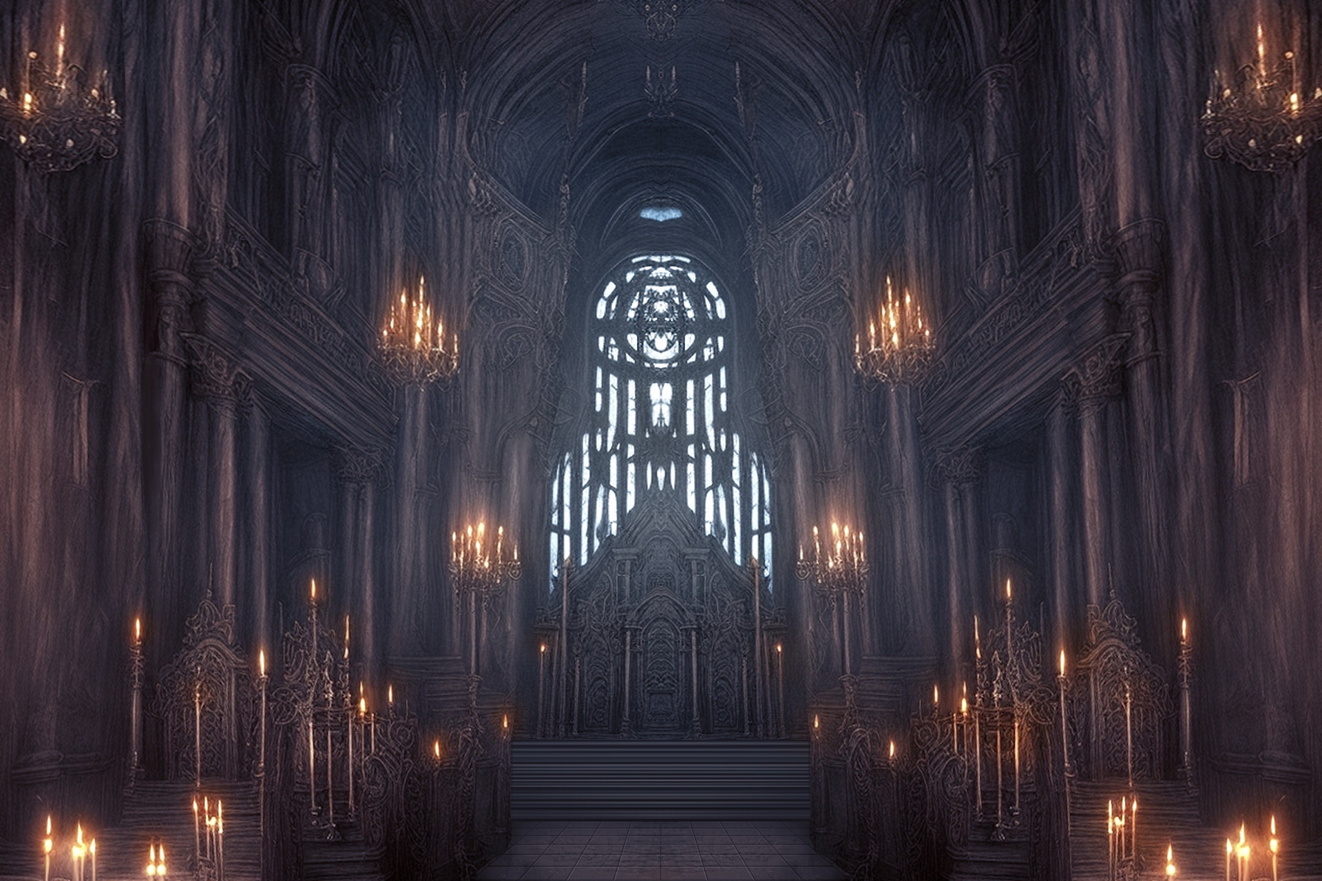 単品5種背景素材v001魔王の間