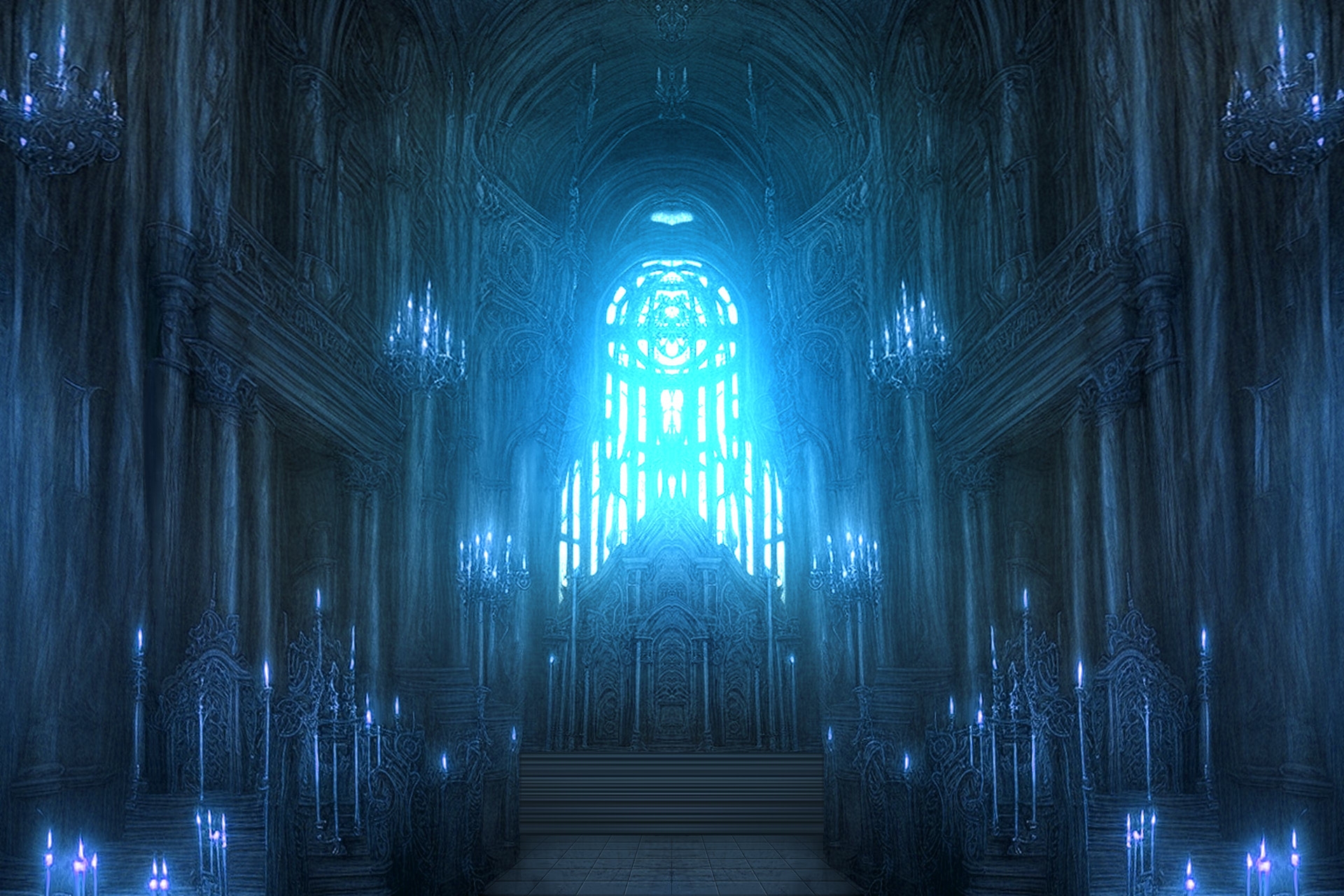 単品5種背景素材v001魔王の間