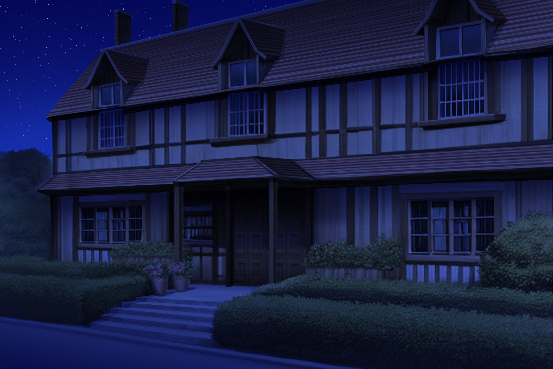 単品5種背景素材v05d屋敷