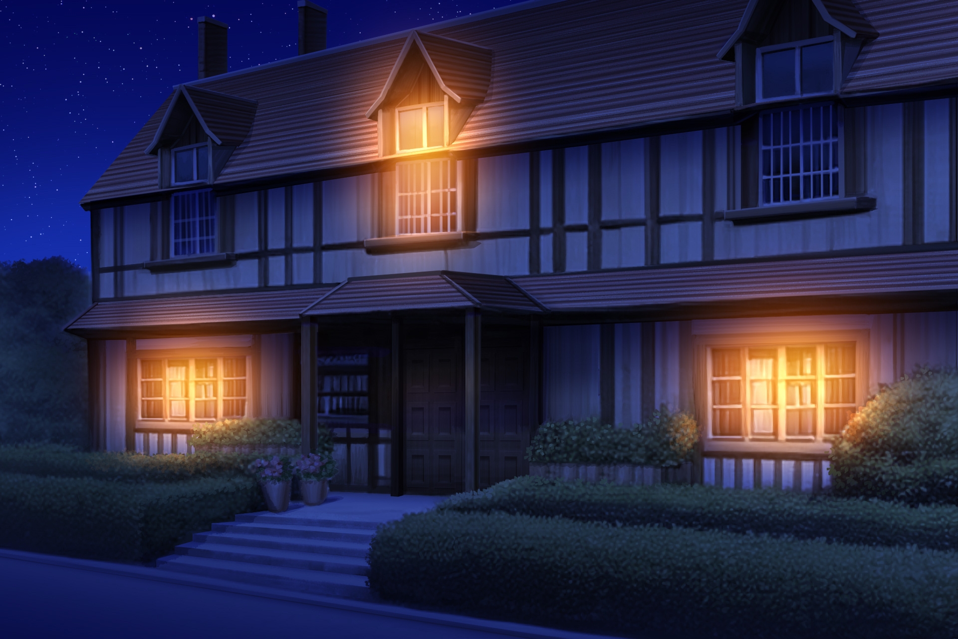 単品5種背景素材v05d屋敷