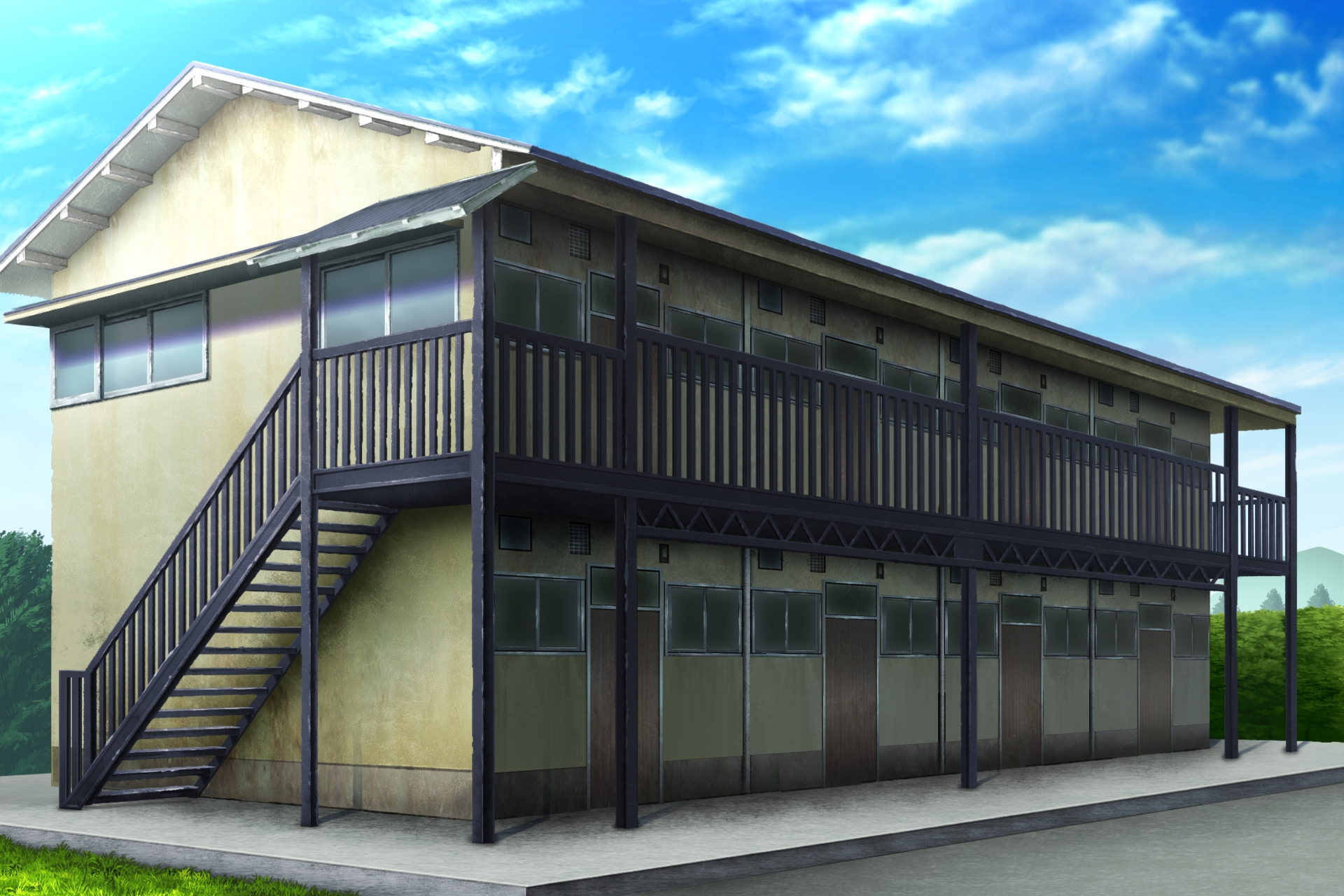 単品5種背景v05eアパート