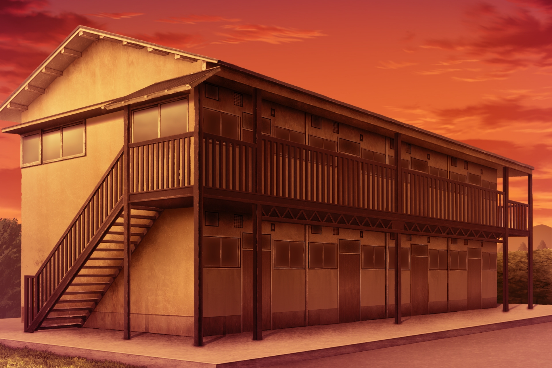 単品5種背景v05eアパート