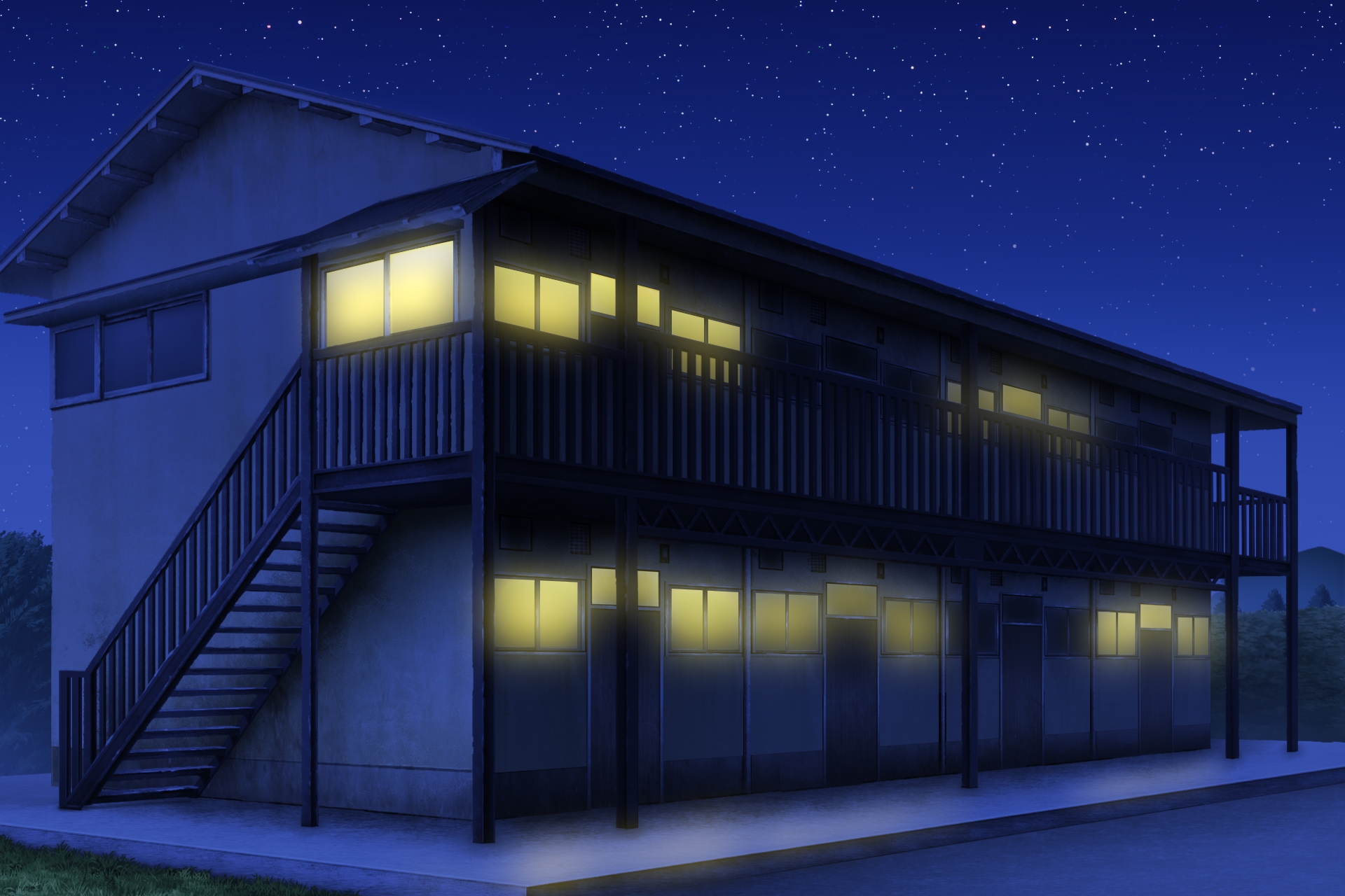 単品5種背景v05eアパート