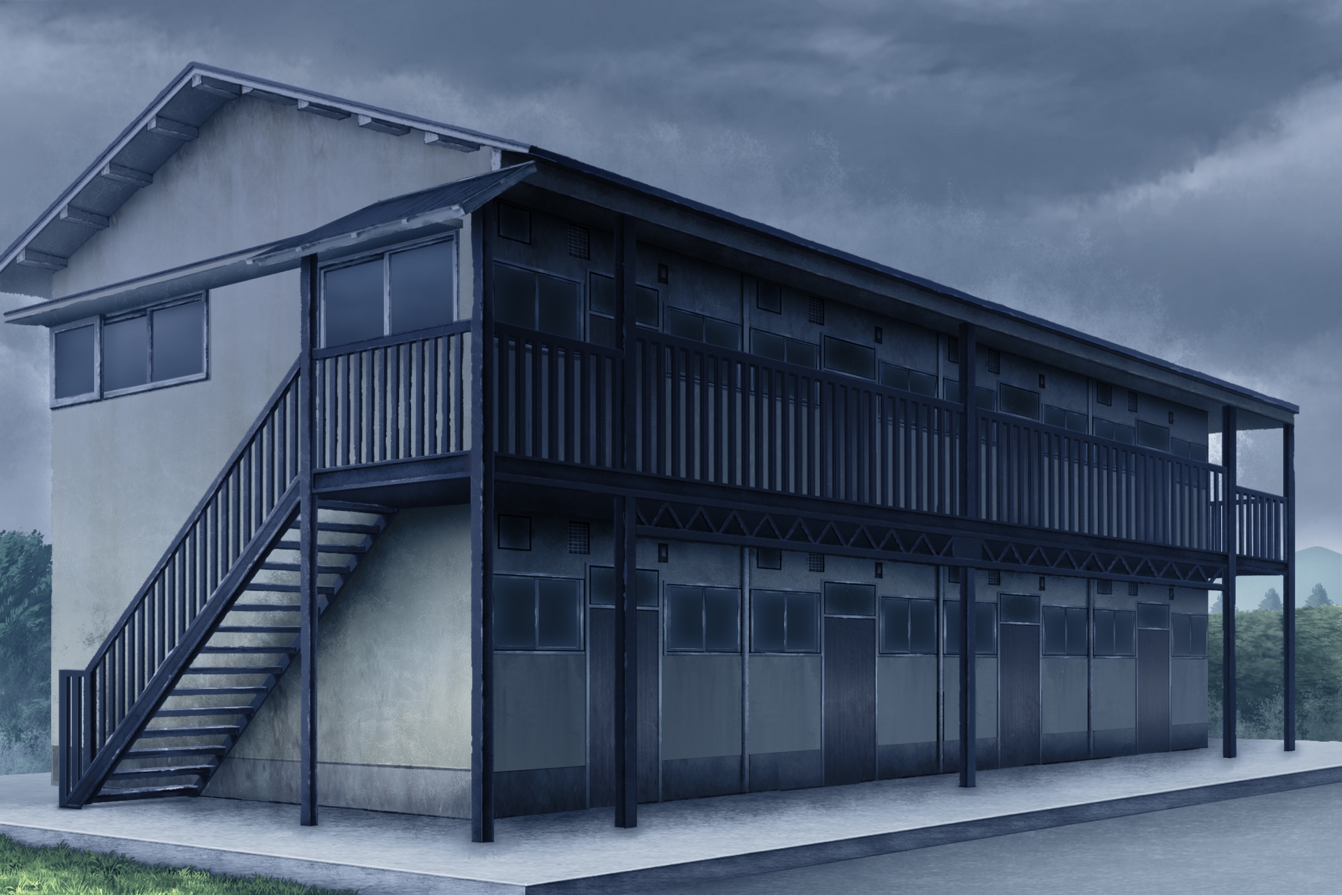 単品5種背景v05eアパート