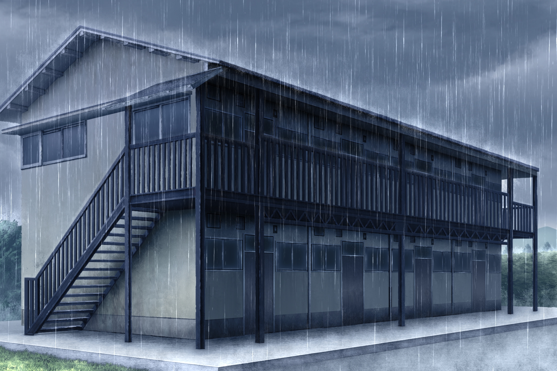 単品5種背景v05eアパート