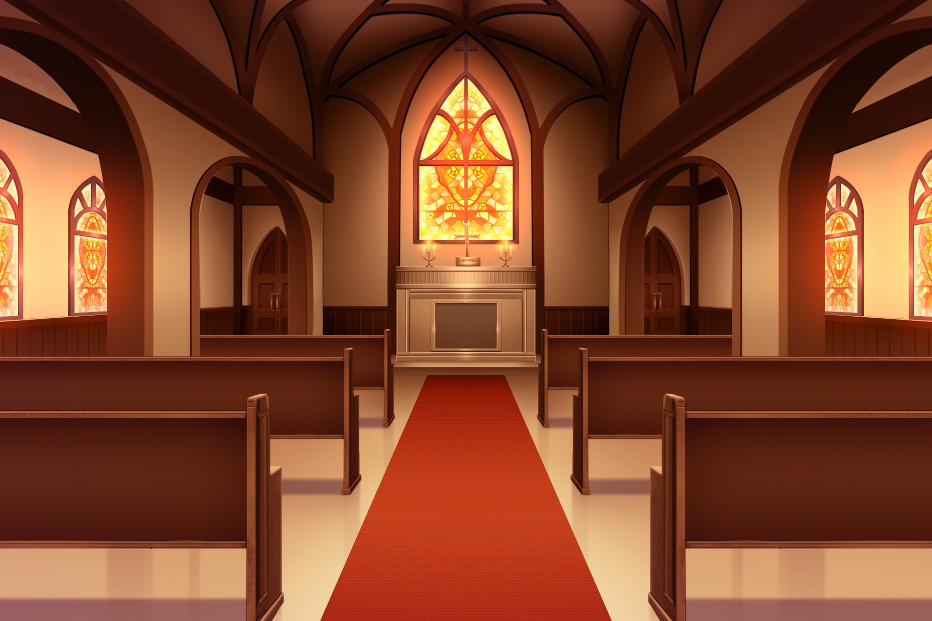 単品5種背景v09b教会内