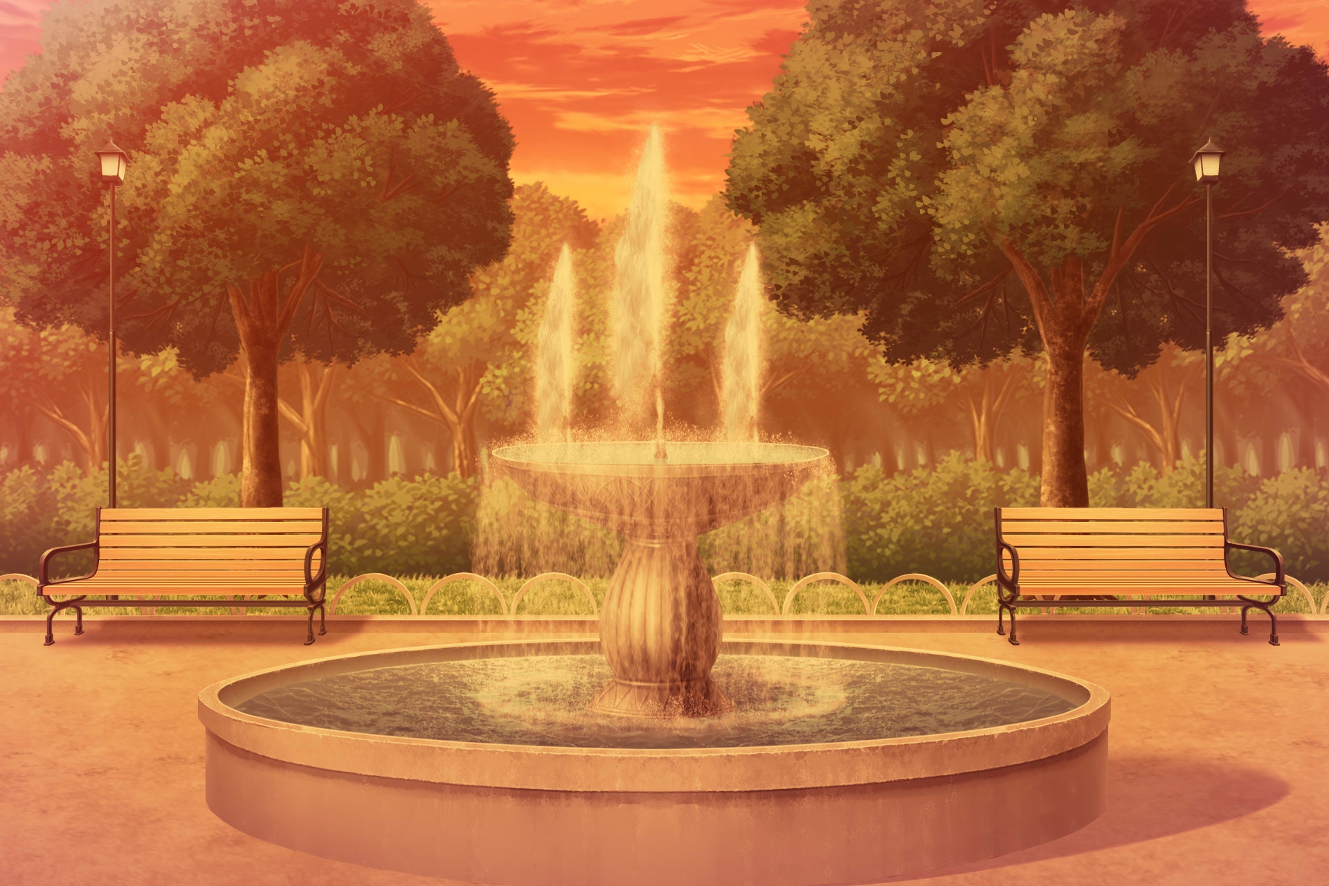 単品5種背景素材v55公園