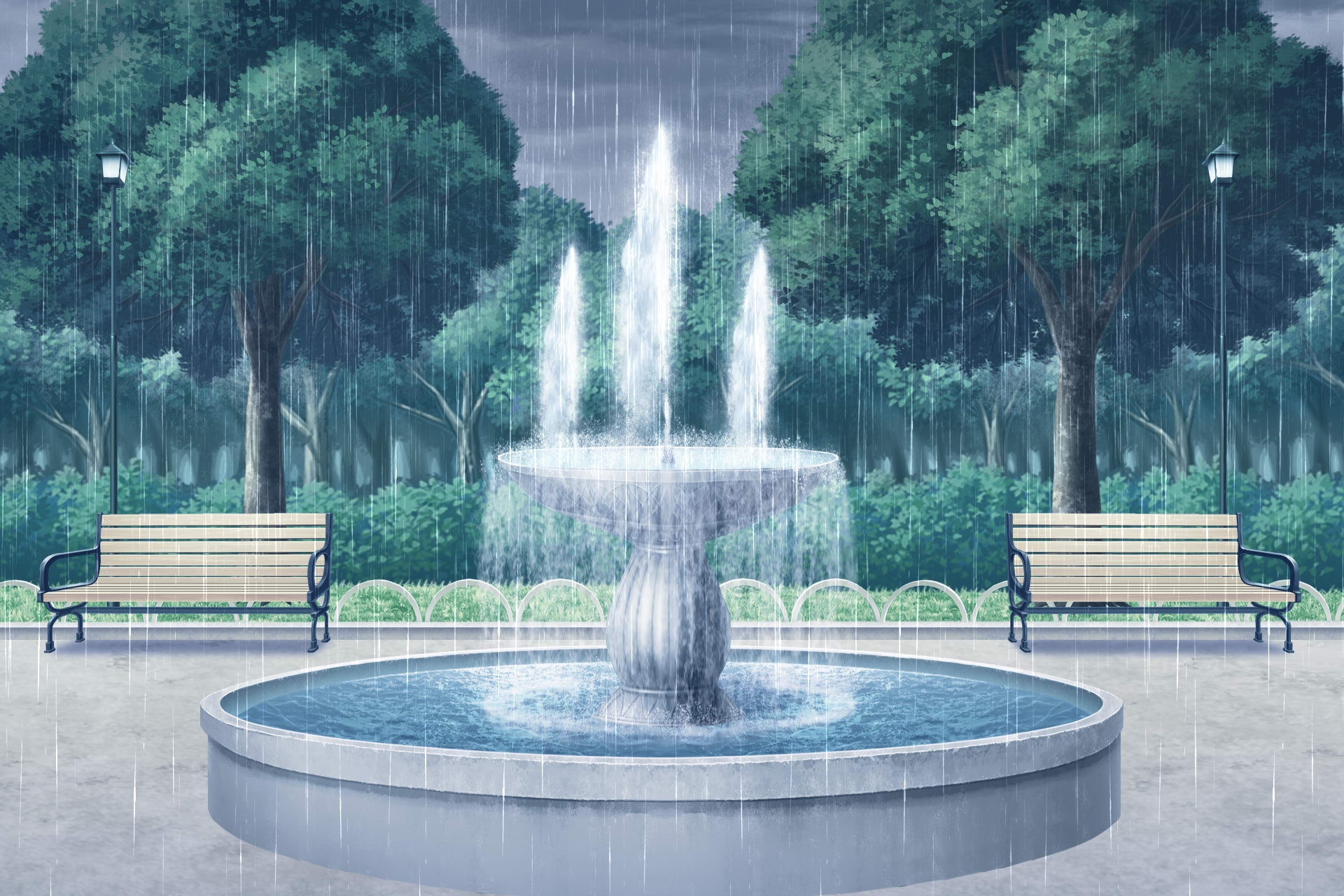 単品5種背景素材v55公園