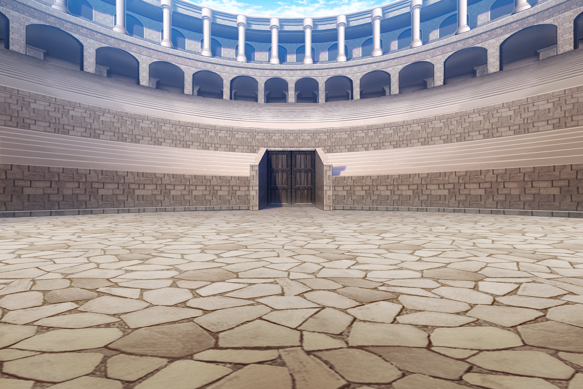 単品5種背景素材v85bコロシアム内