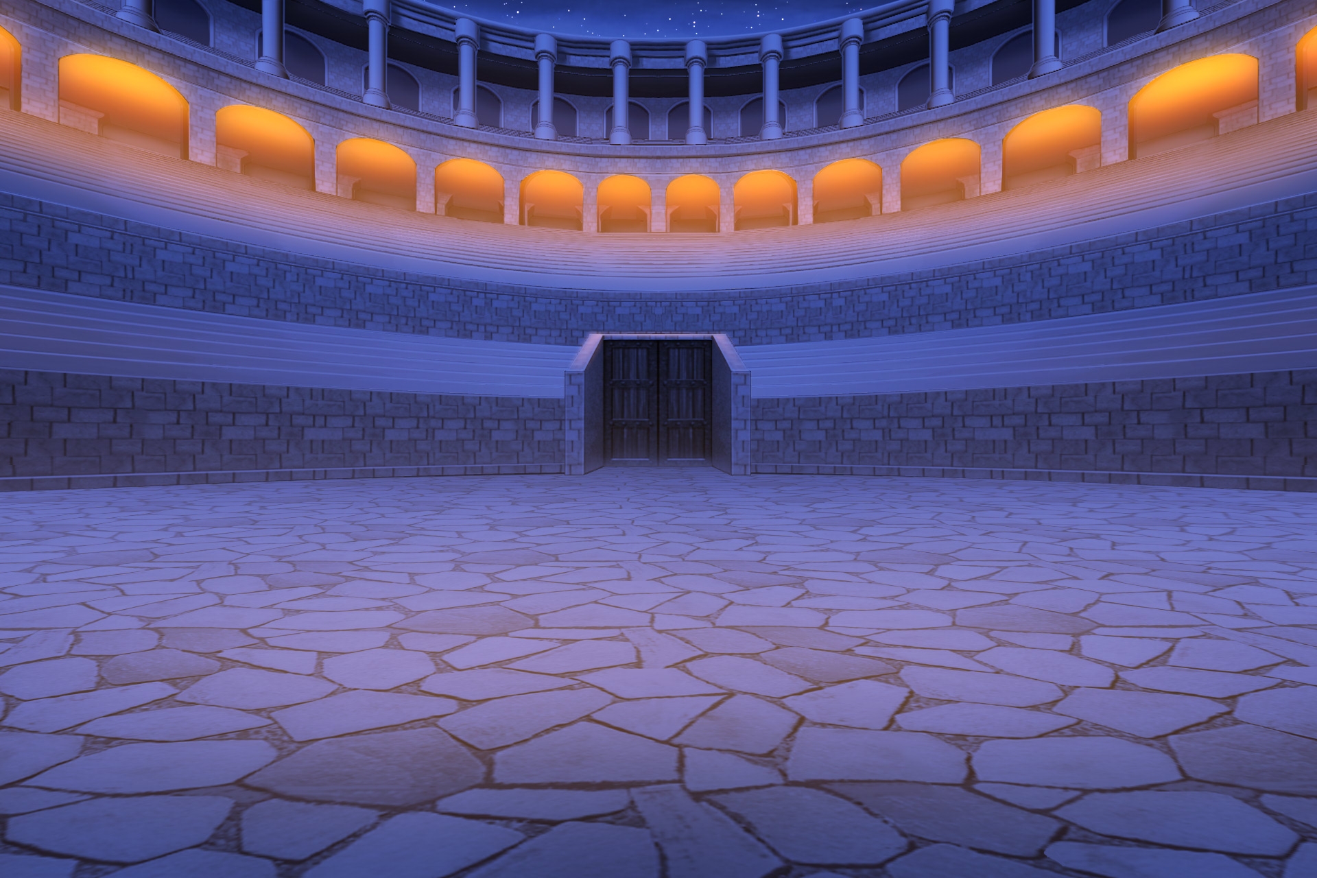 単品5種背景素材v85bコロシアム内