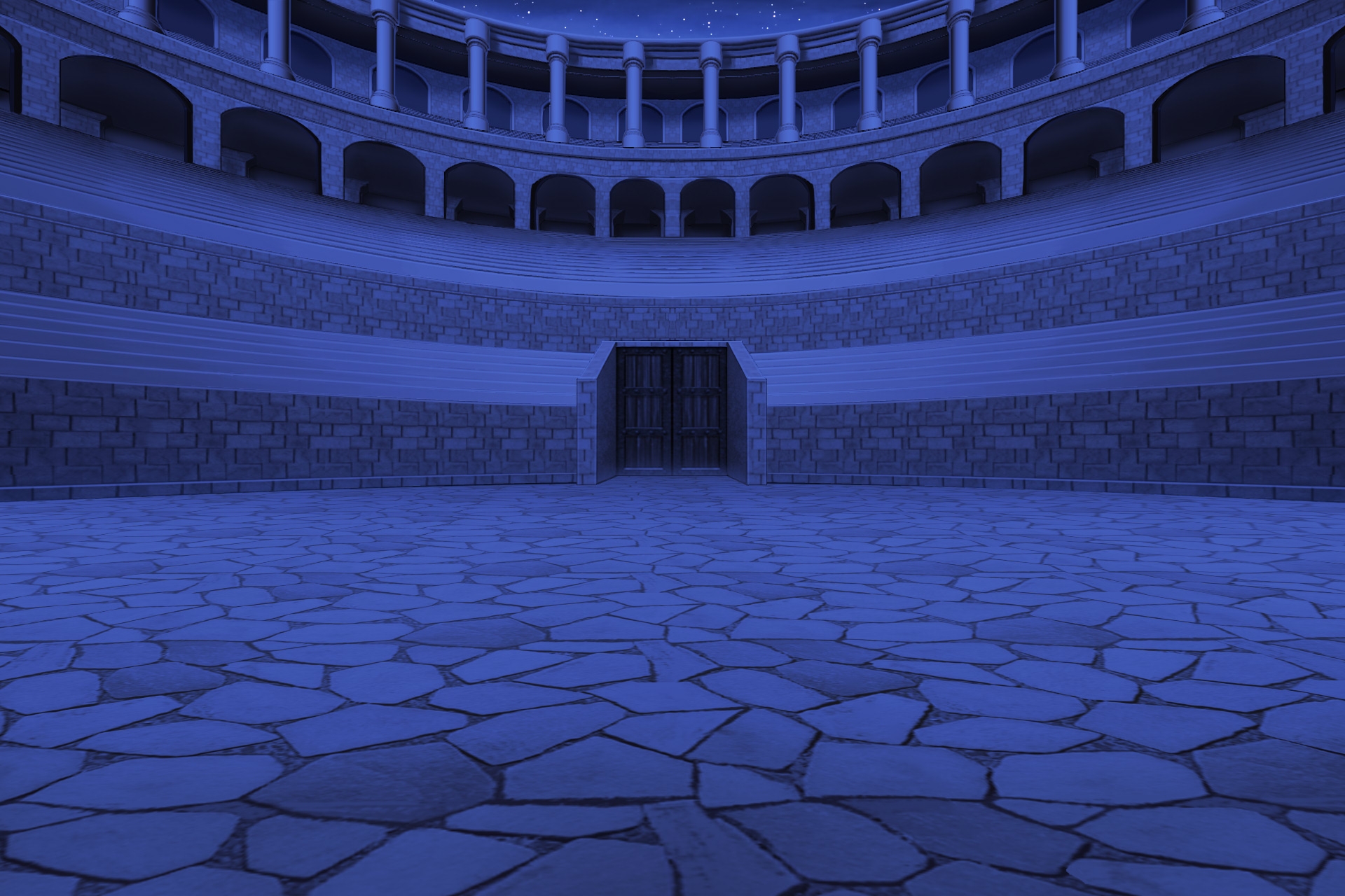 単品5種背景素材v85bコロシアム内