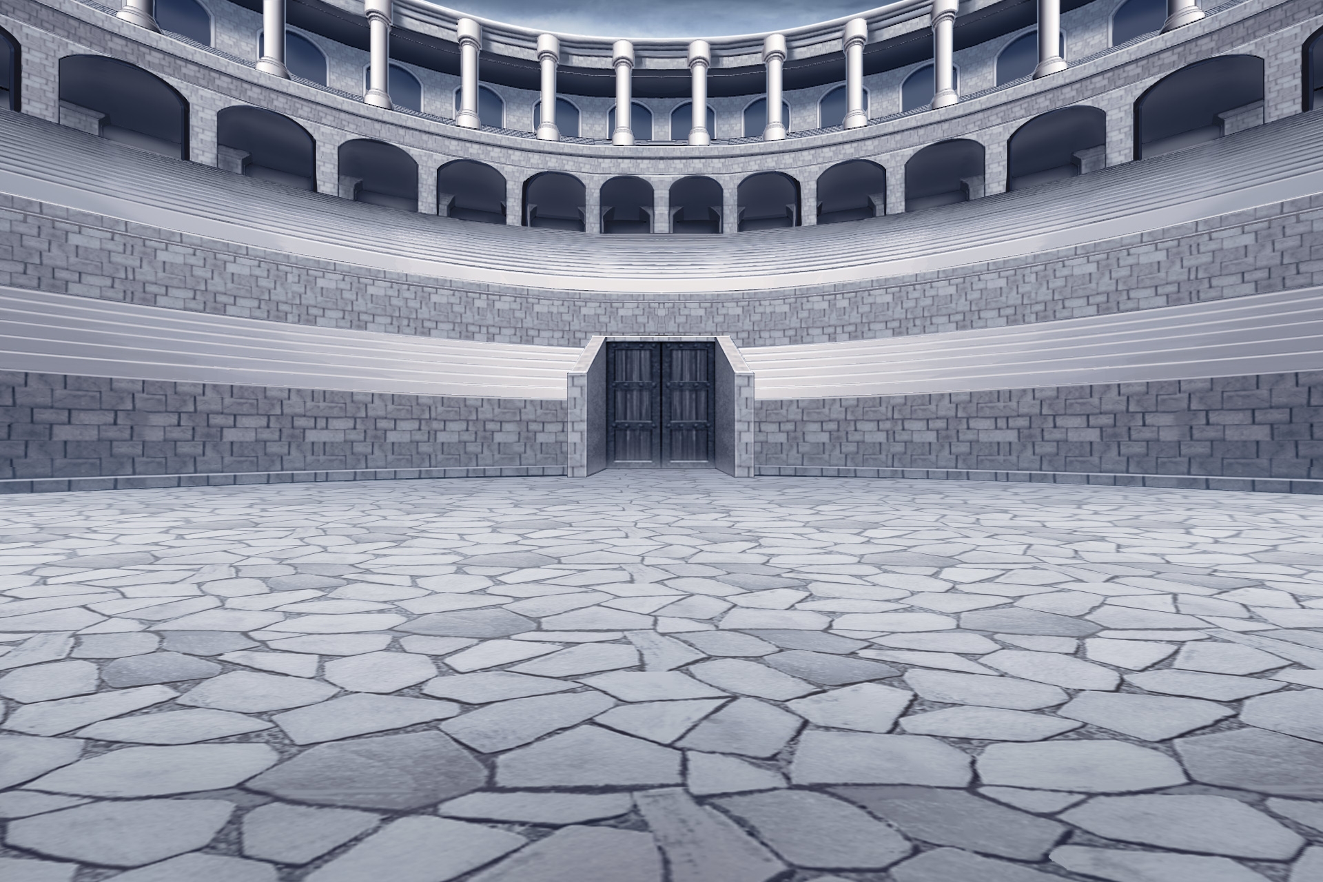 単品5種背景素材v85bコロシアム内