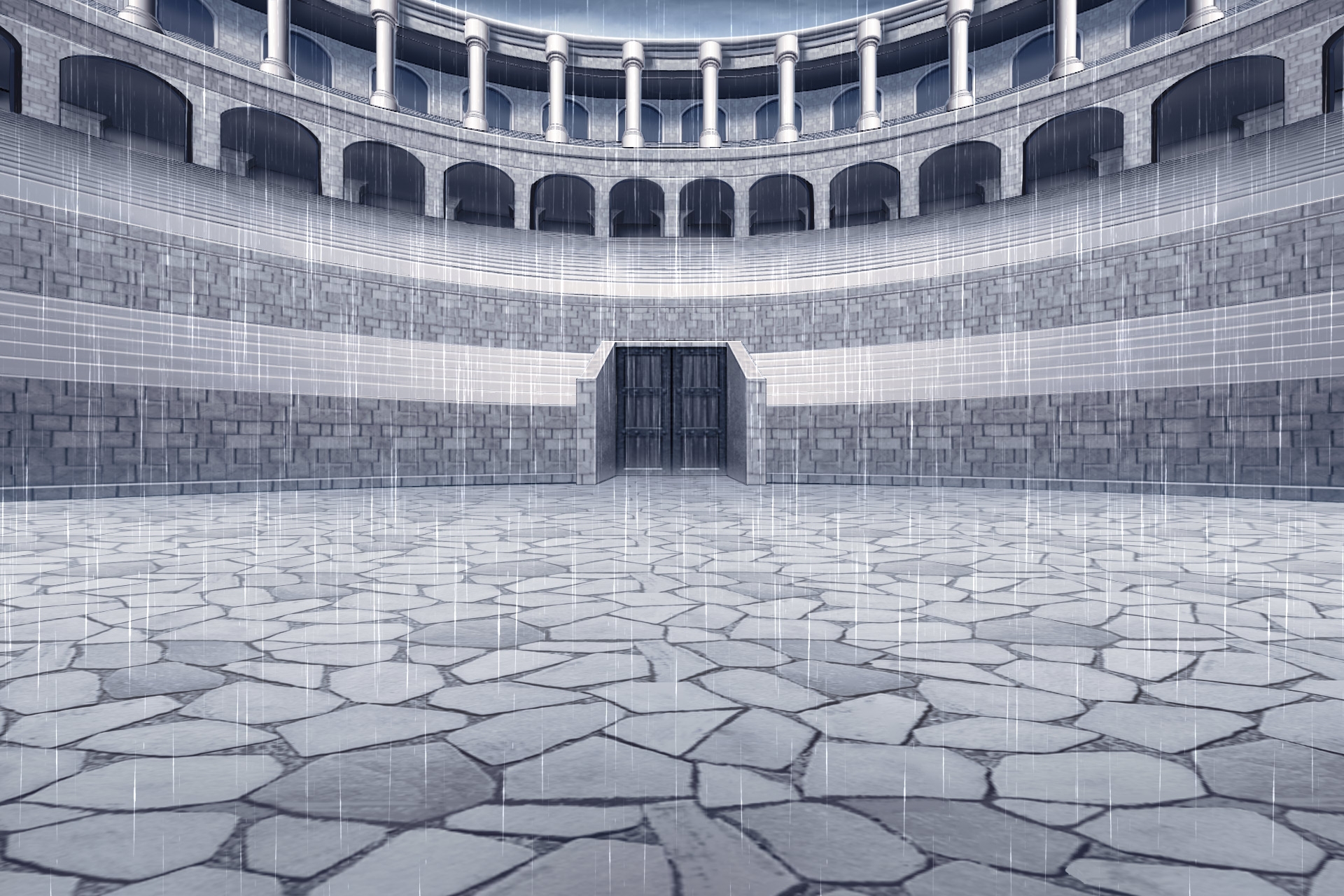 単品5種背景素材v85bコロシアム内