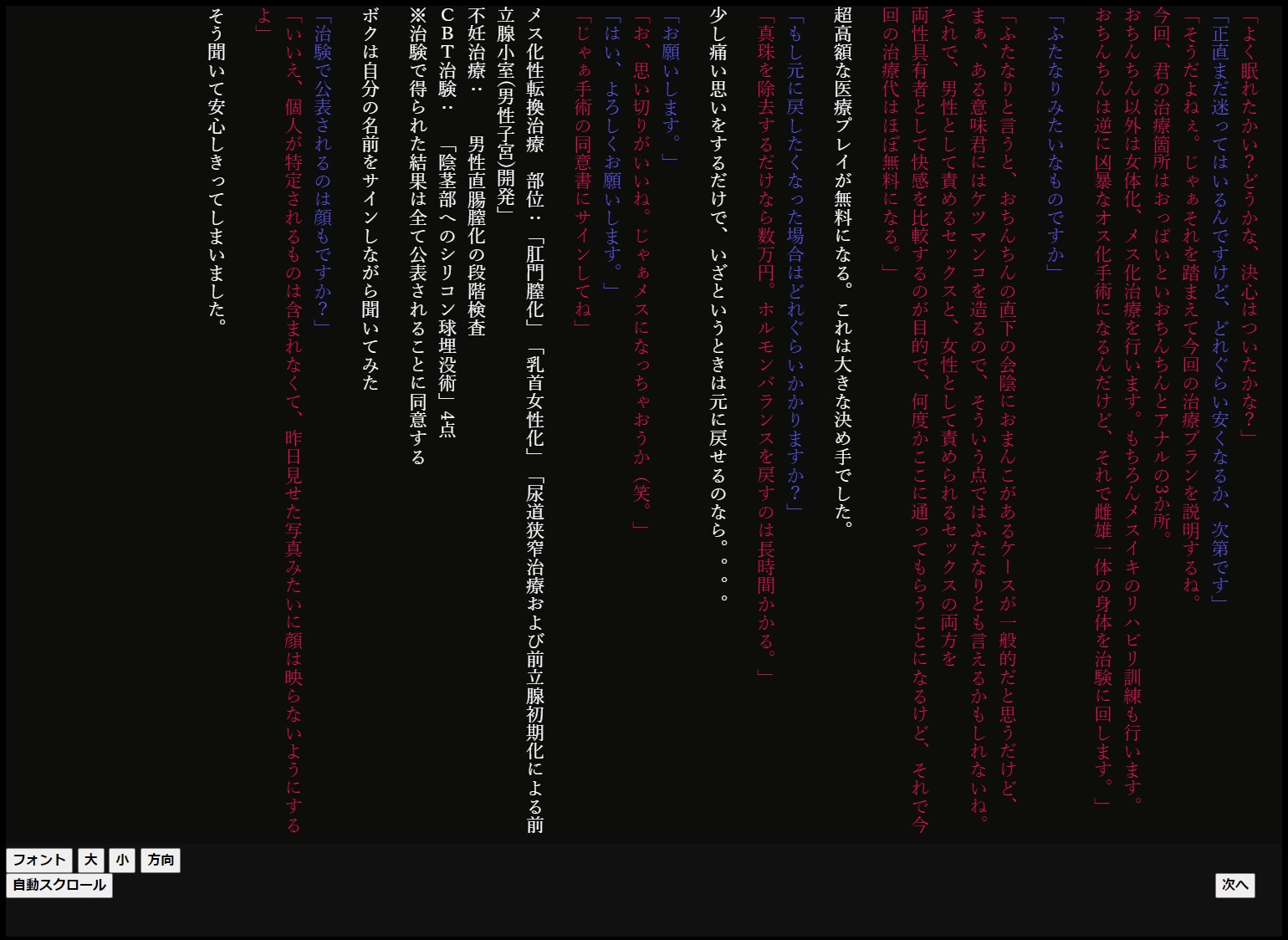 秘密の医療プレイのお店Kの妄想